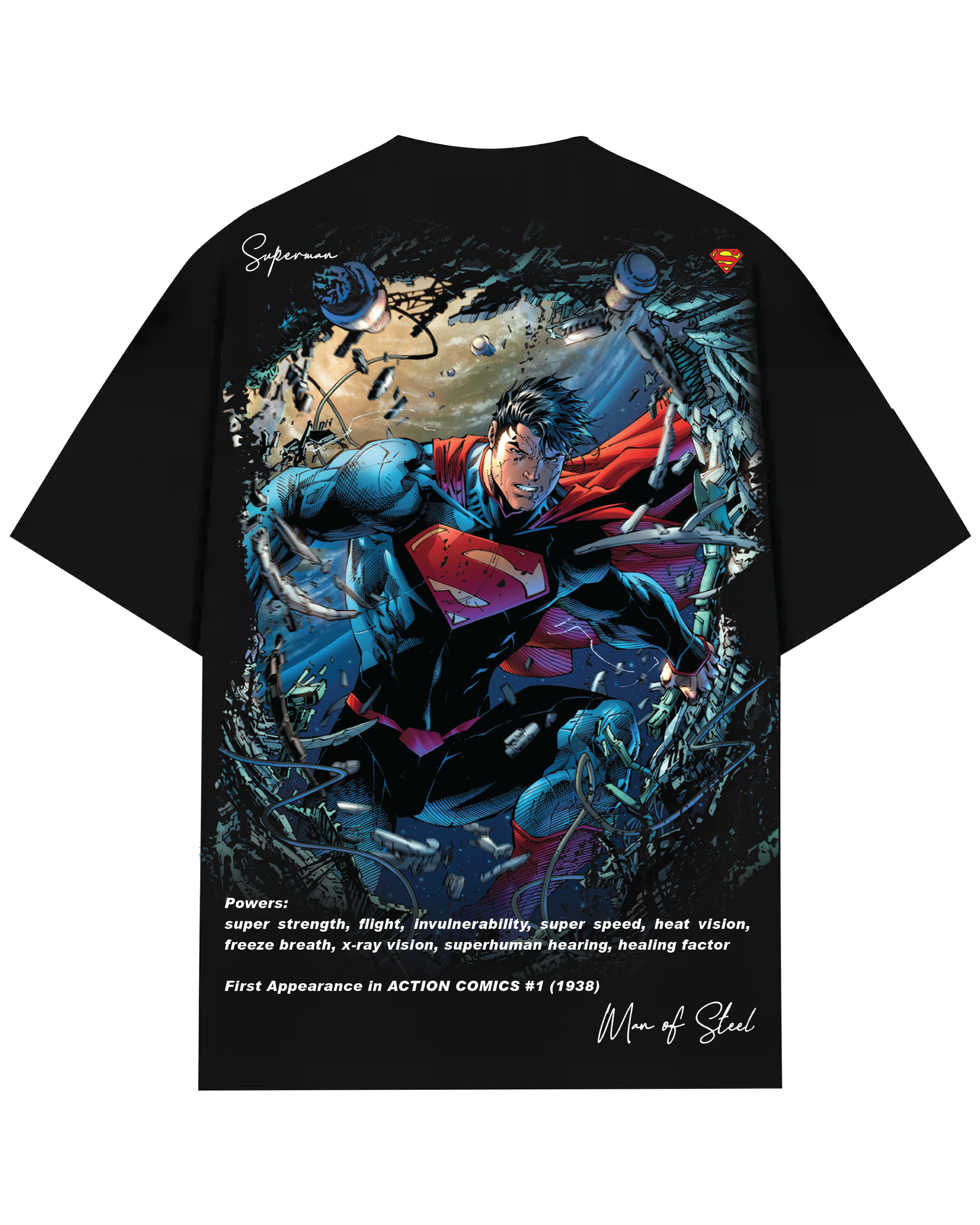 Turbo Superman CC-1288 Over-sized T-shirt