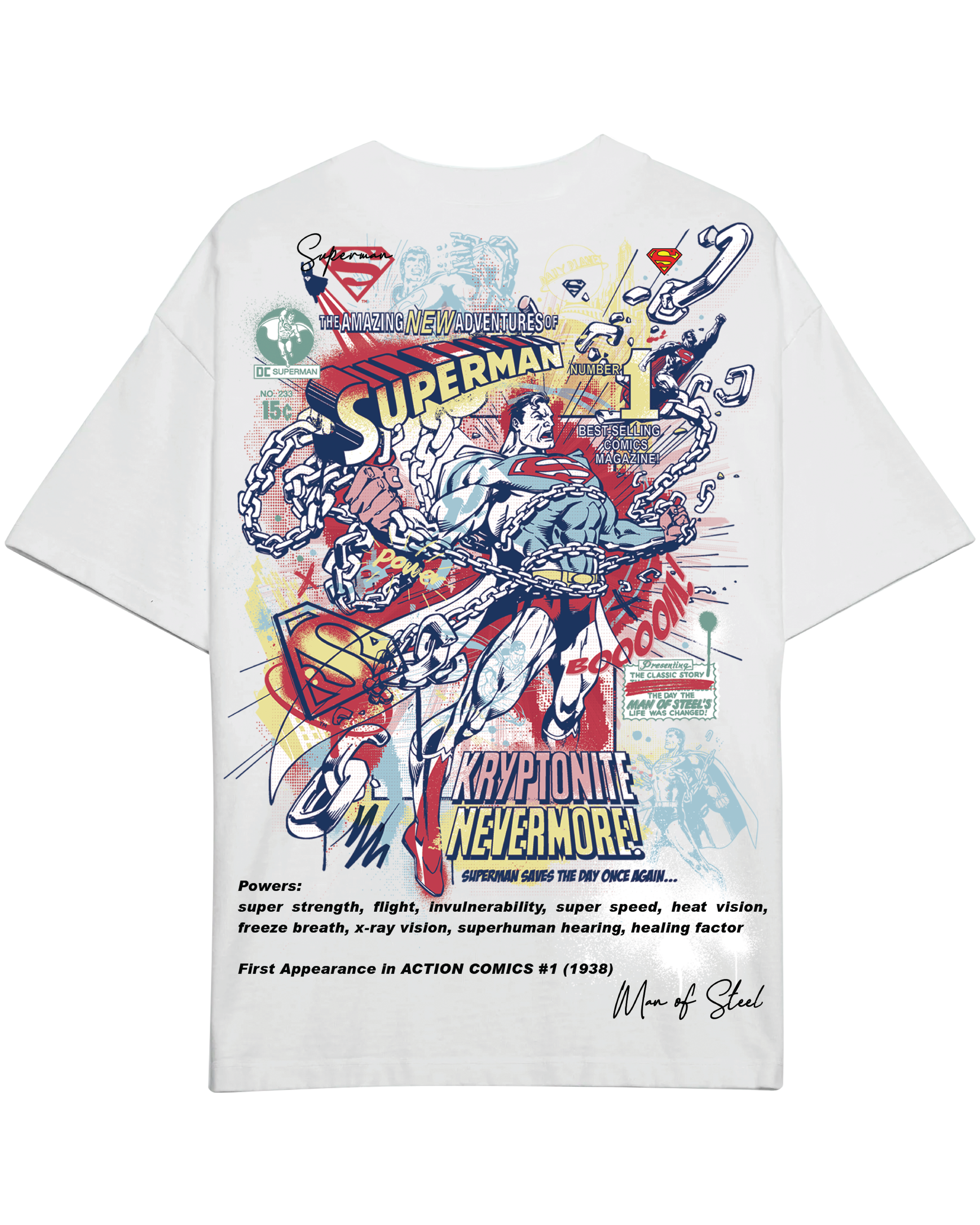 Turbo Superman CC-1285 Over-sized T-shirt