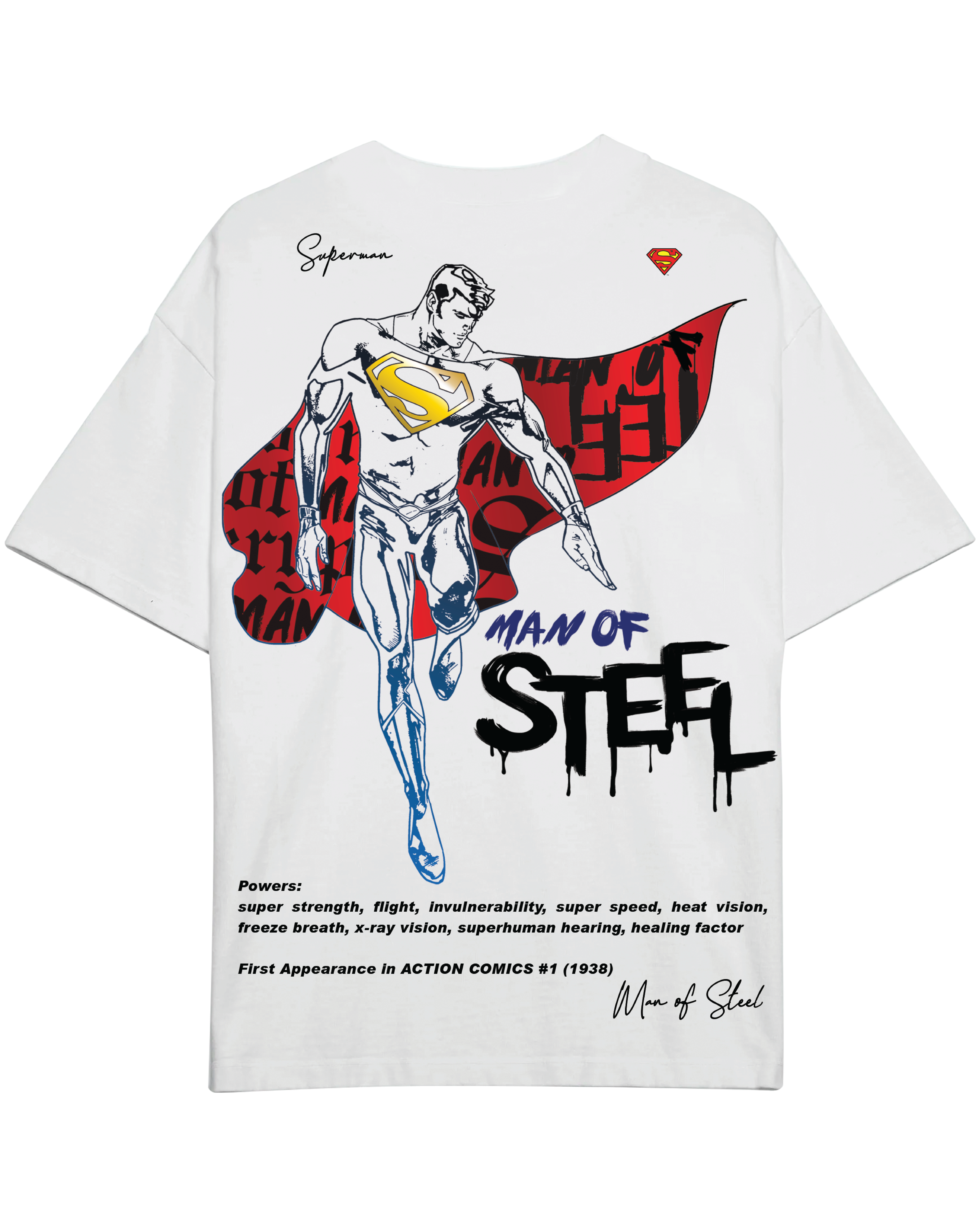Turbo Superman CC-1286 Over-sized T-shirt