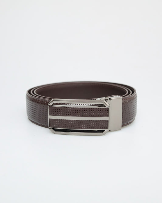 Tomaz AB142 Men's Reversible Split Leather Belt (Brown)