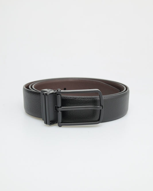 Tomaz AB138 Men's Reversible Leather Belt (Black/Brown)