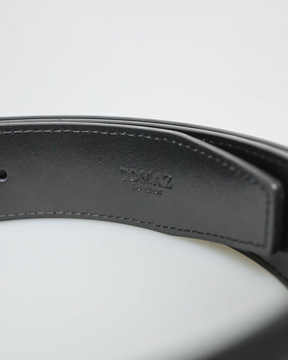 Tomaz AB139 Men's Automatic Leather Belt (Black)