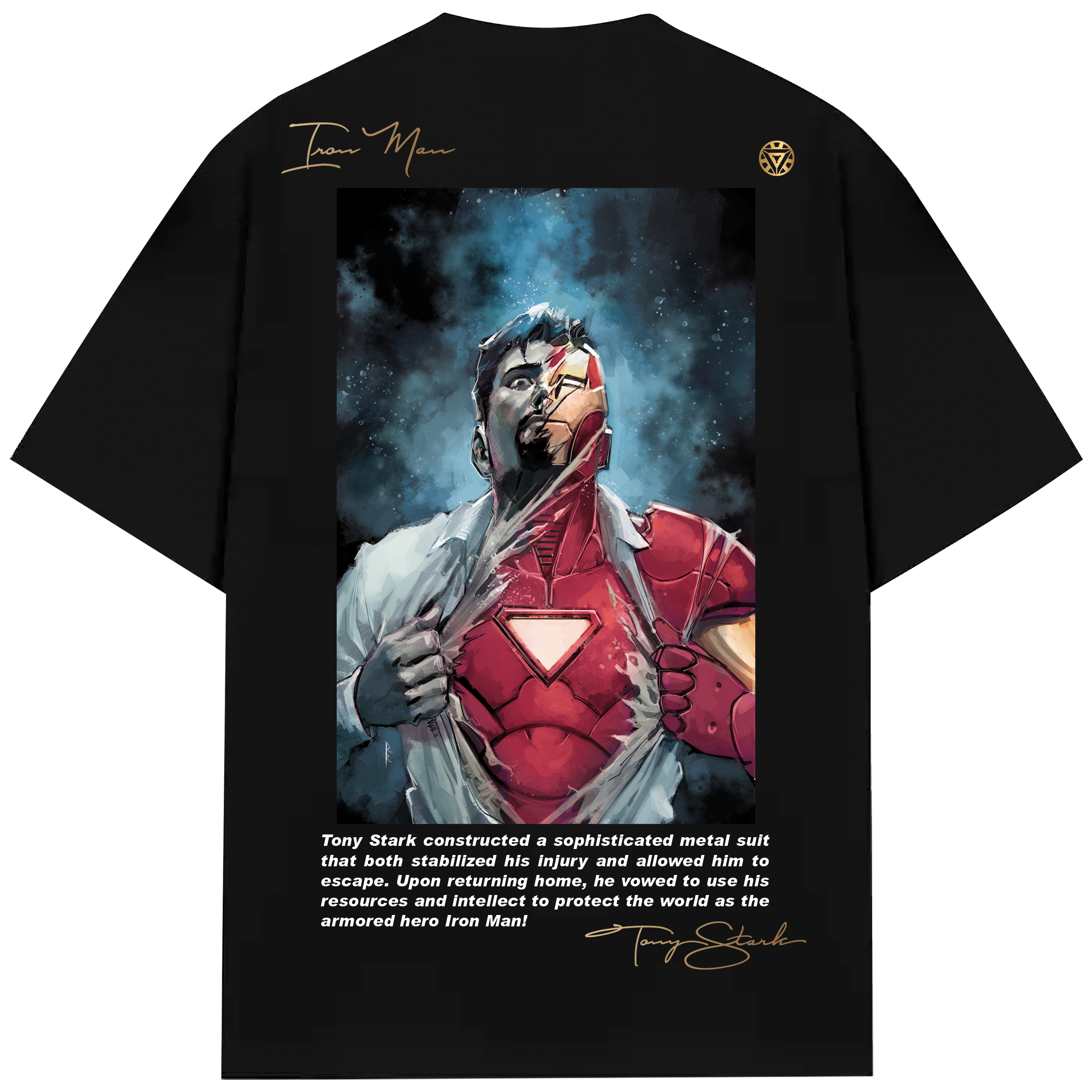 Turbo Iron Man CC-1266 Over-sized T-shirt