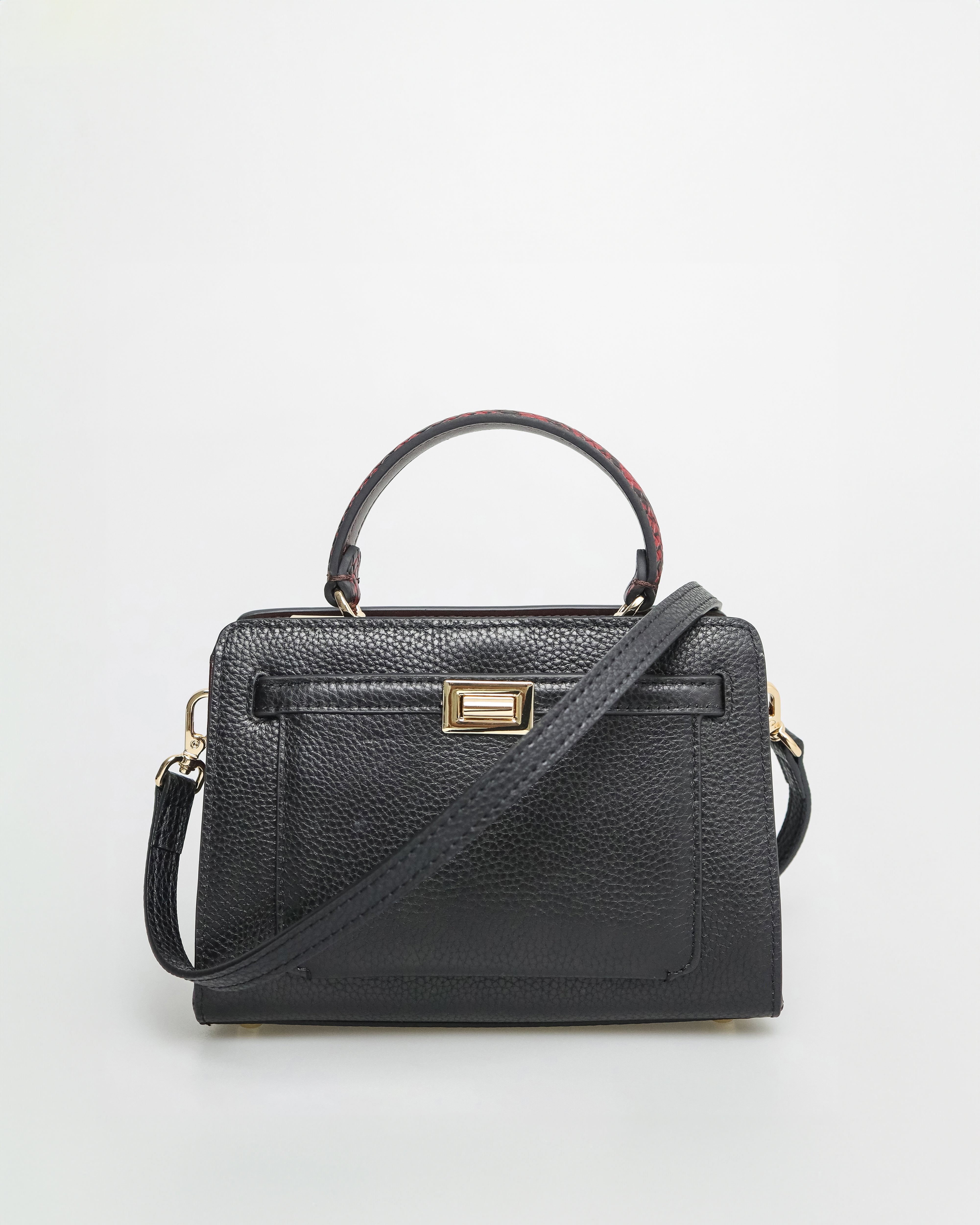 Beg Satchel Wanita Bella BL211 (Hitam/Wain)