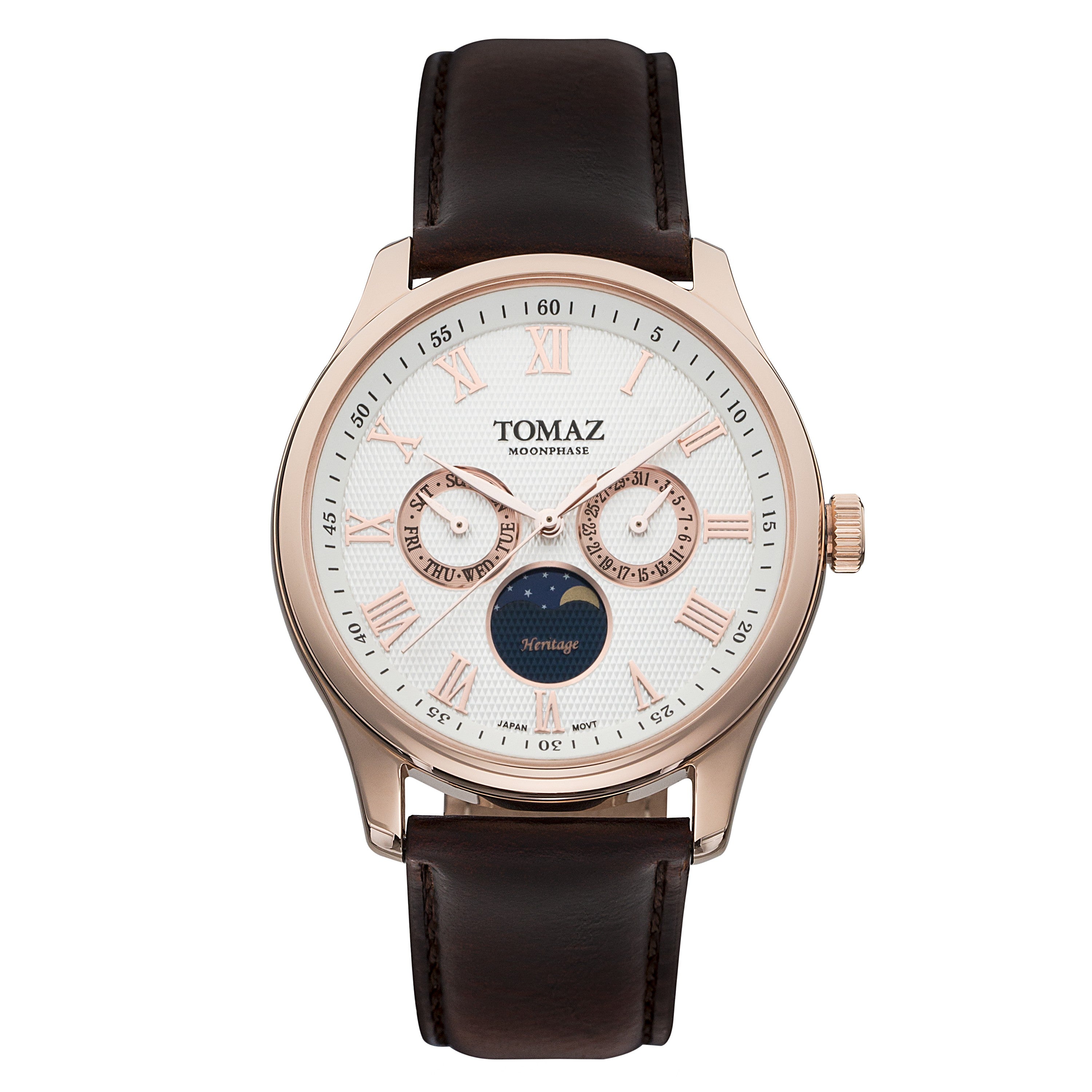 Tomaz Men's Watch TQ003M-D4 with Leather Strap