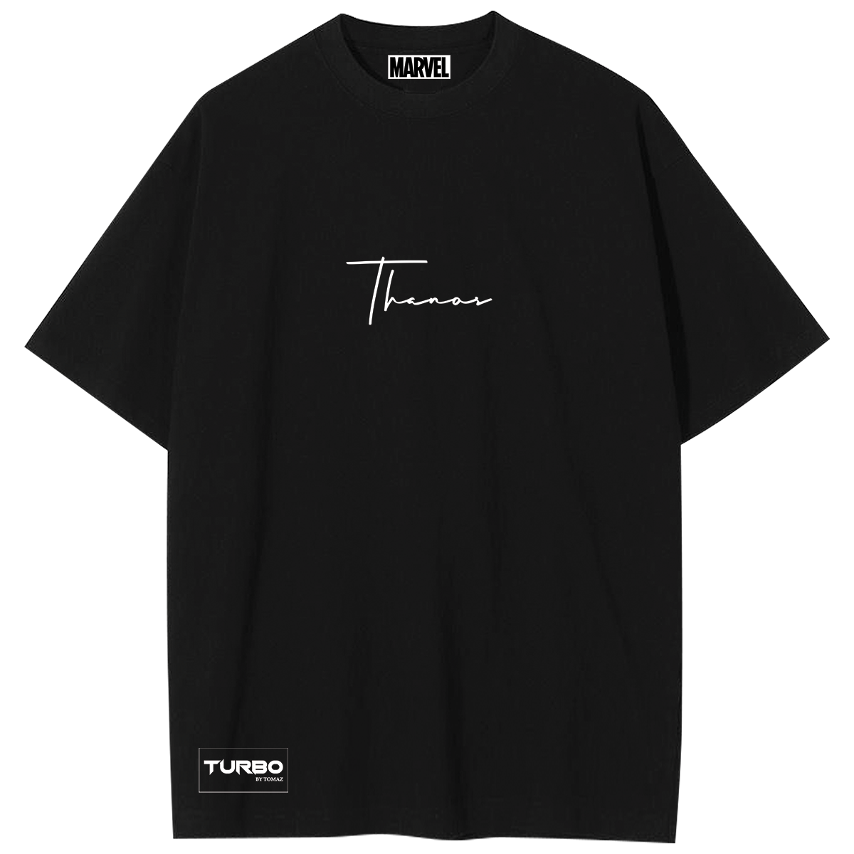 Turbo Thanos CC-1270 T-shirt bersaiz lebih (Emas/Ungu)