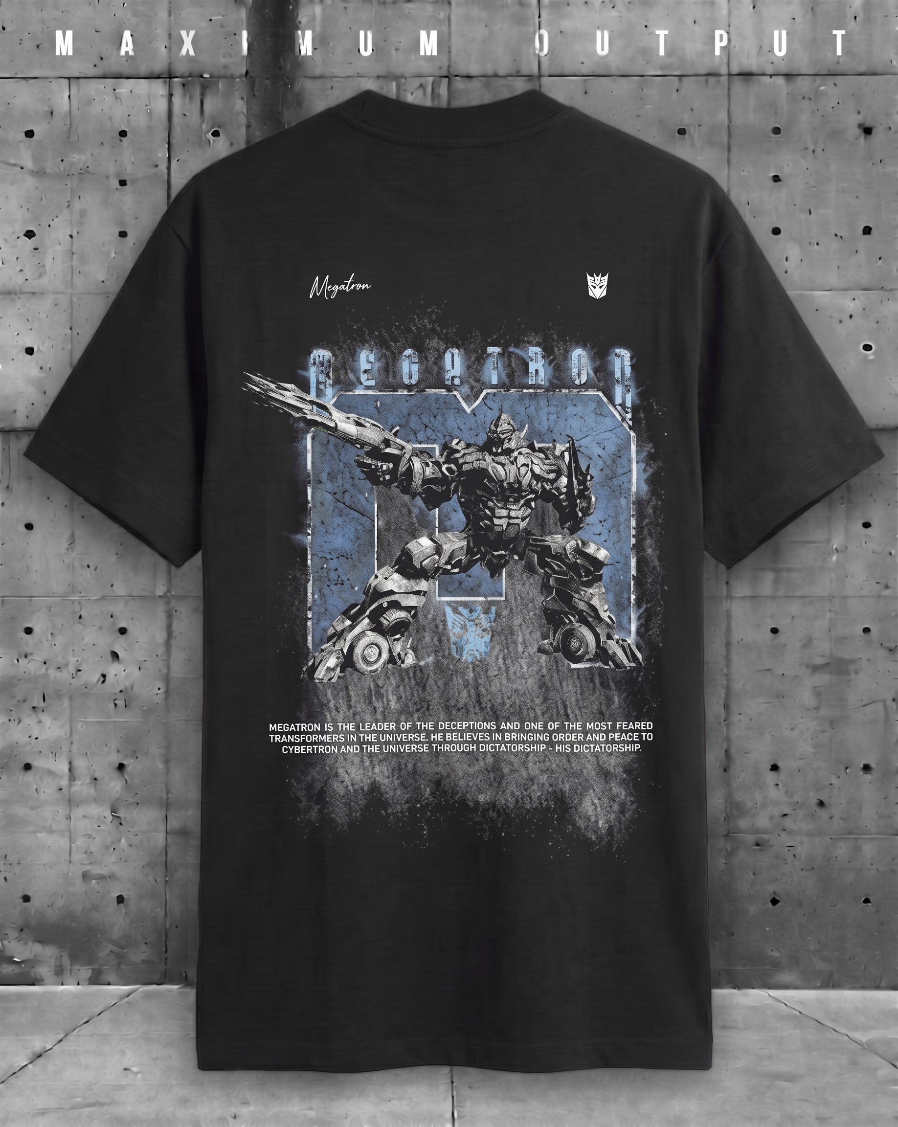 Turbo TRBC011 Transformer Megatron Oversize T-Shirt