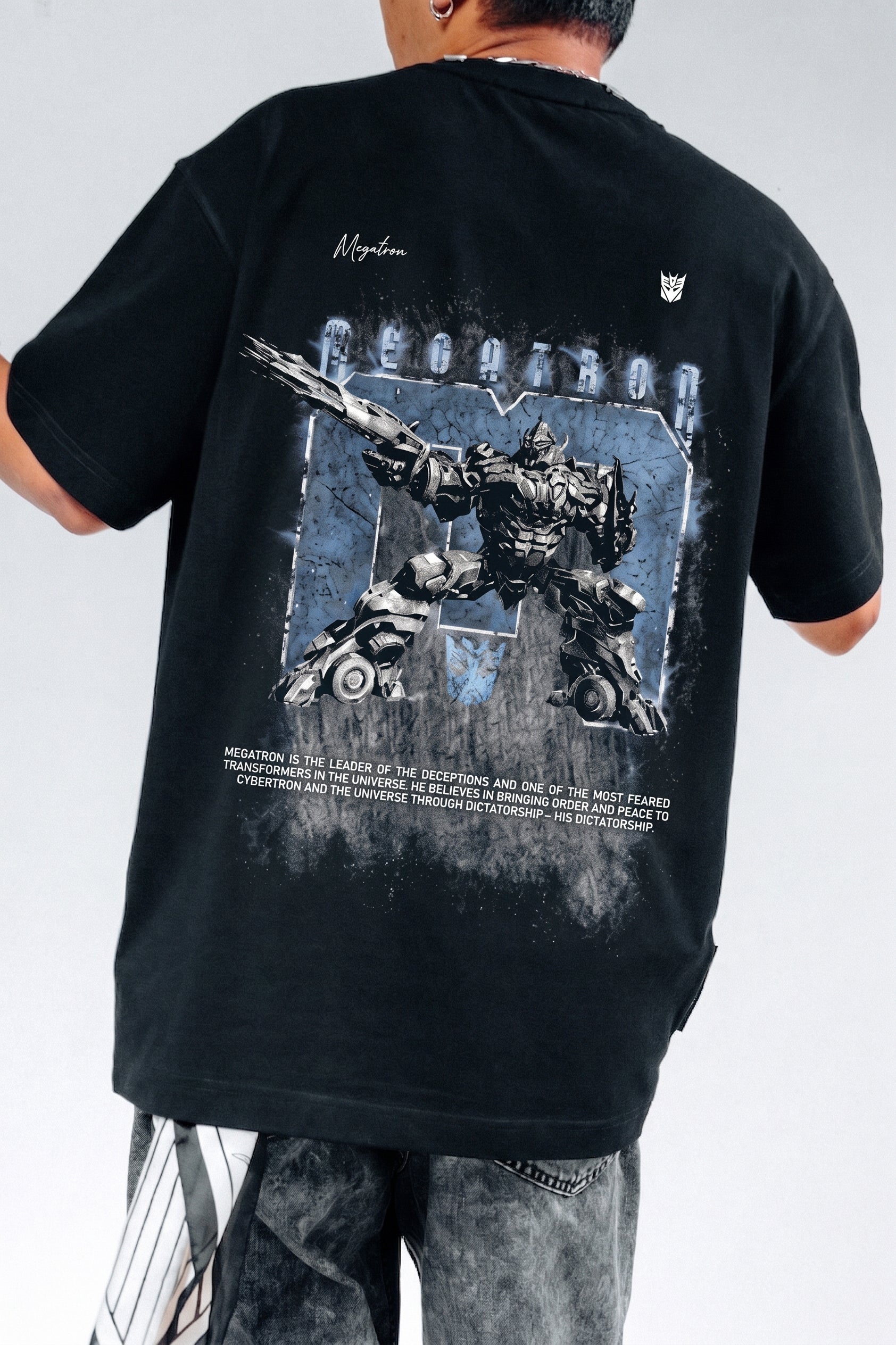 Turbo TRBC011 Transformer Megatron Oversize T-Shirt