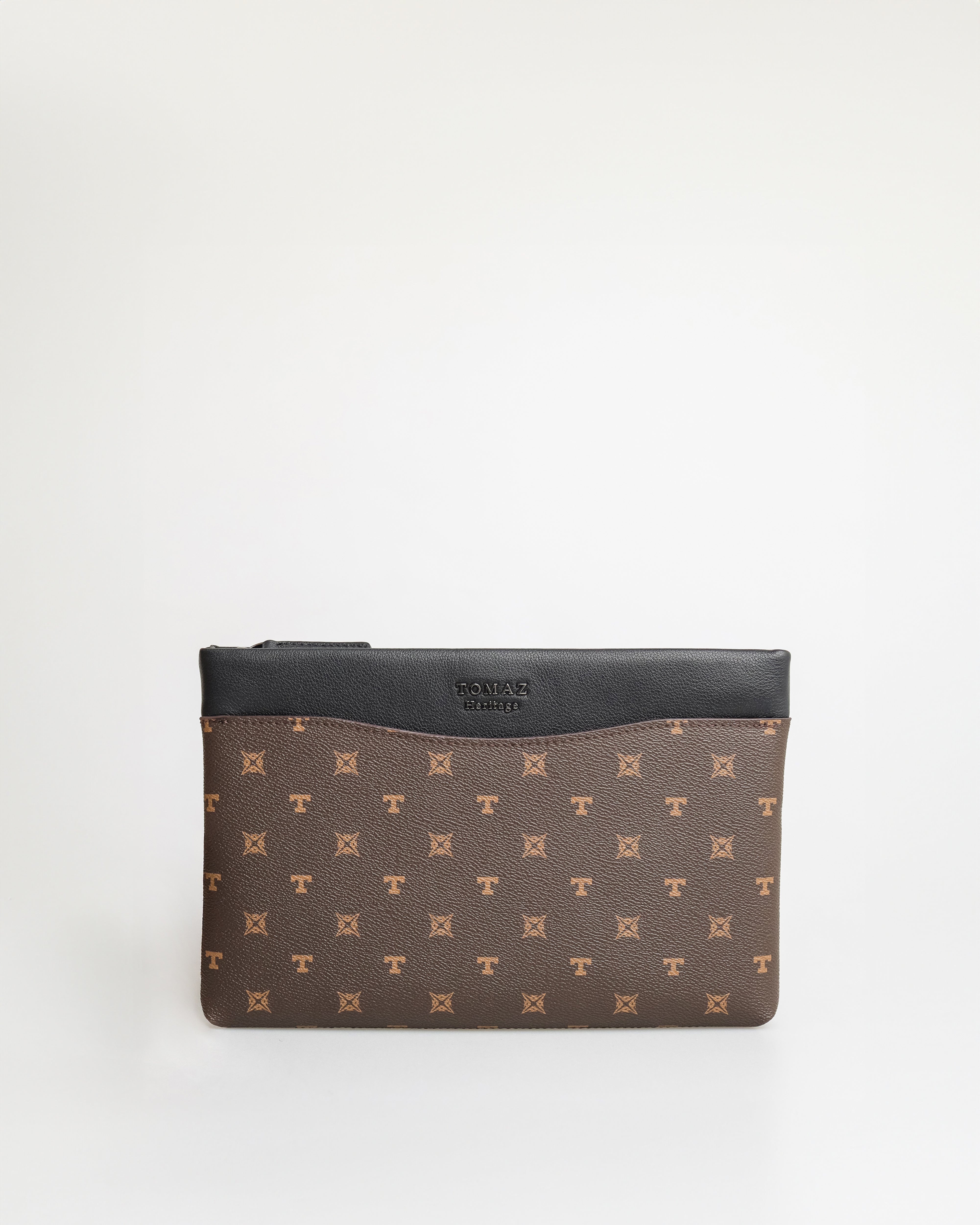 Klac Lelaki Tomaz NT-TZ412 Monogram (Coklat/Hitam)