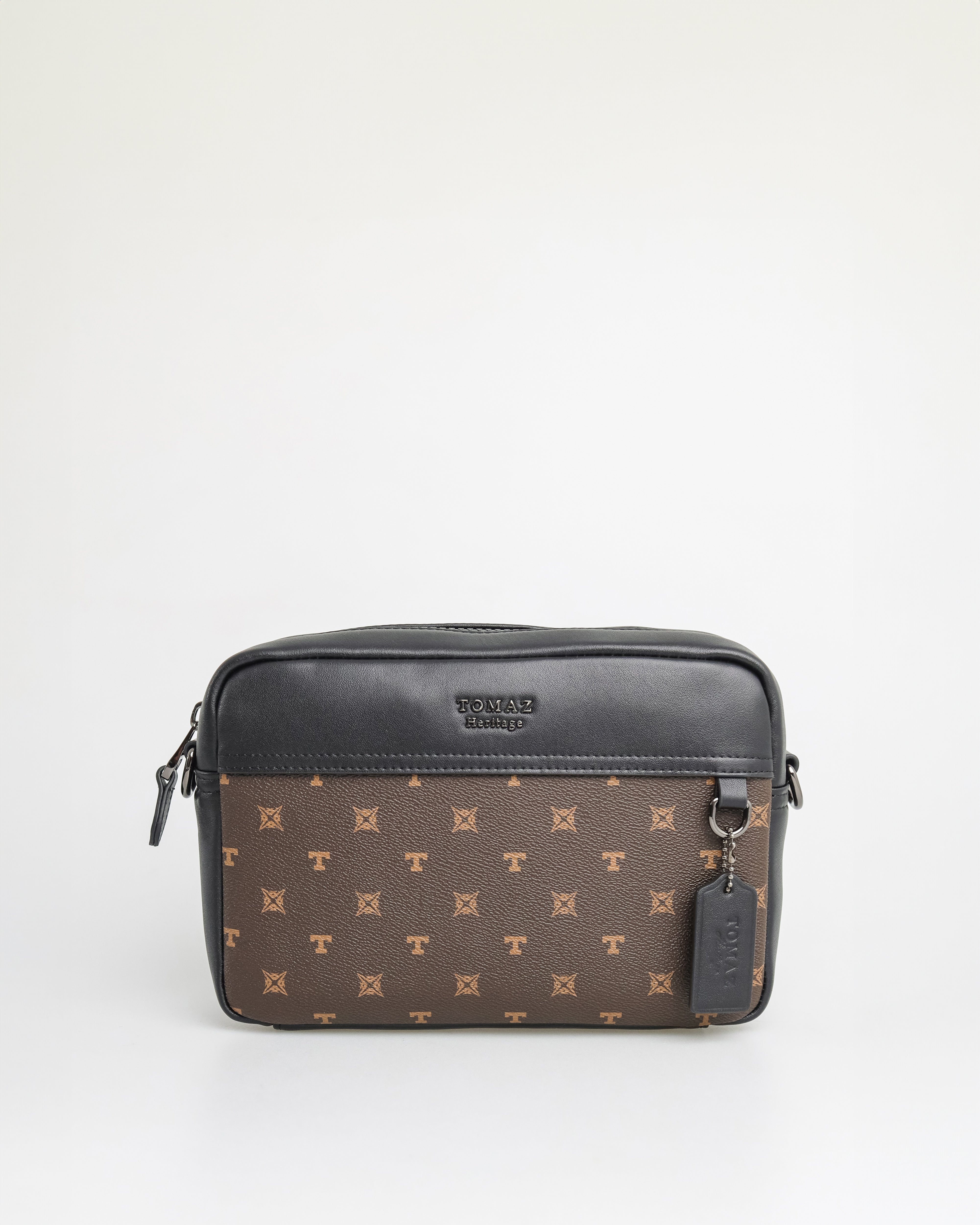 Beg Lelaki Tomaz NT-TZ413 Monogram (Coklat/Hitam)