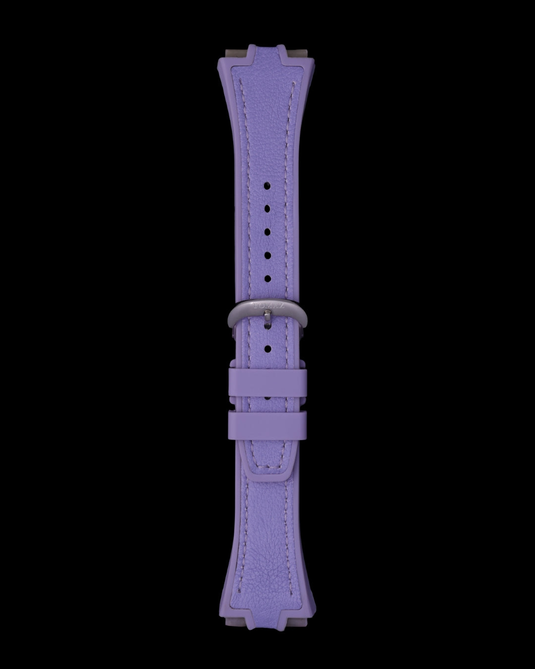 Tomaz STQ029L-3B 21mm Lychee Leather & Silicone Watch Strap – Fits TQ029L