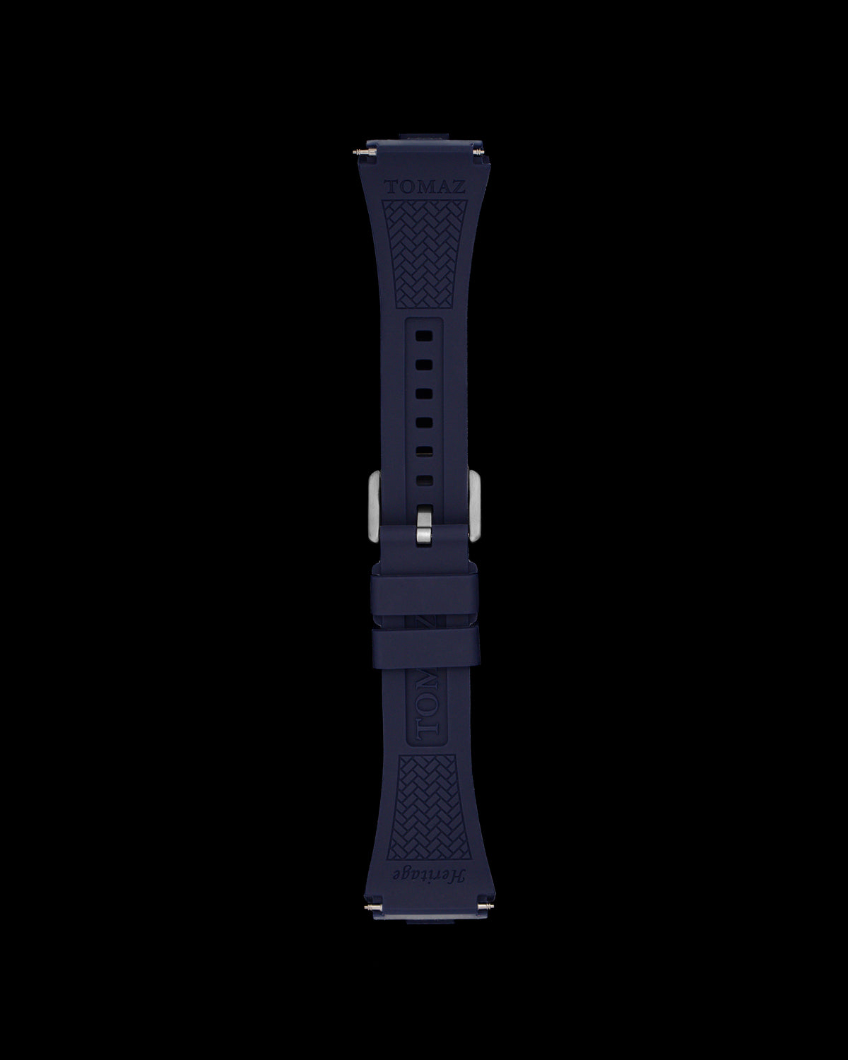 Tomaz STQ029MB Silicon Plain 24mm Watch Strap