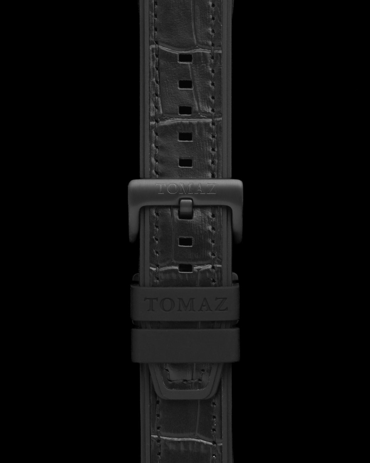 Tomaz STQ030-1 26mm Bamboo Leather & Silicone Watch Strap – Fits TQ030Y