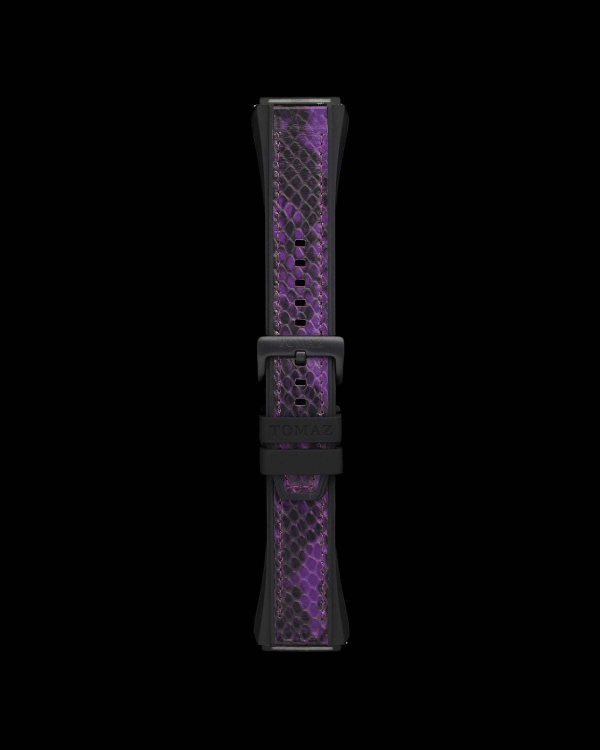Tomaz STQ030-5 26mm Snake Leather & Silicone Watch Strap – Fits TQ030Z