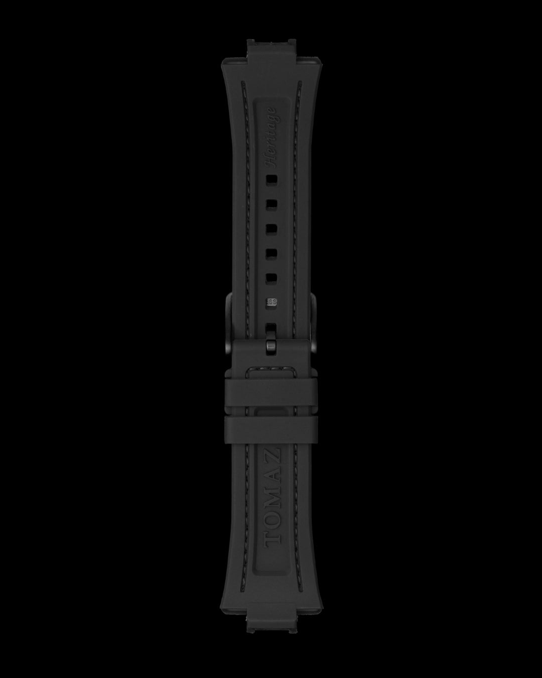Tomaz STQ046-3 24mm Lychee Leather & Silicone Watch Strap – Fits TQ046