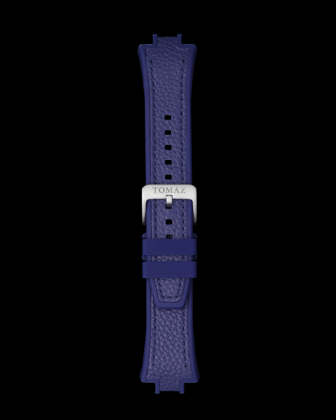 Tomaz STQ046-3B 24mm Lychee Leather & Silicone Watch Strap – Fits TQ046