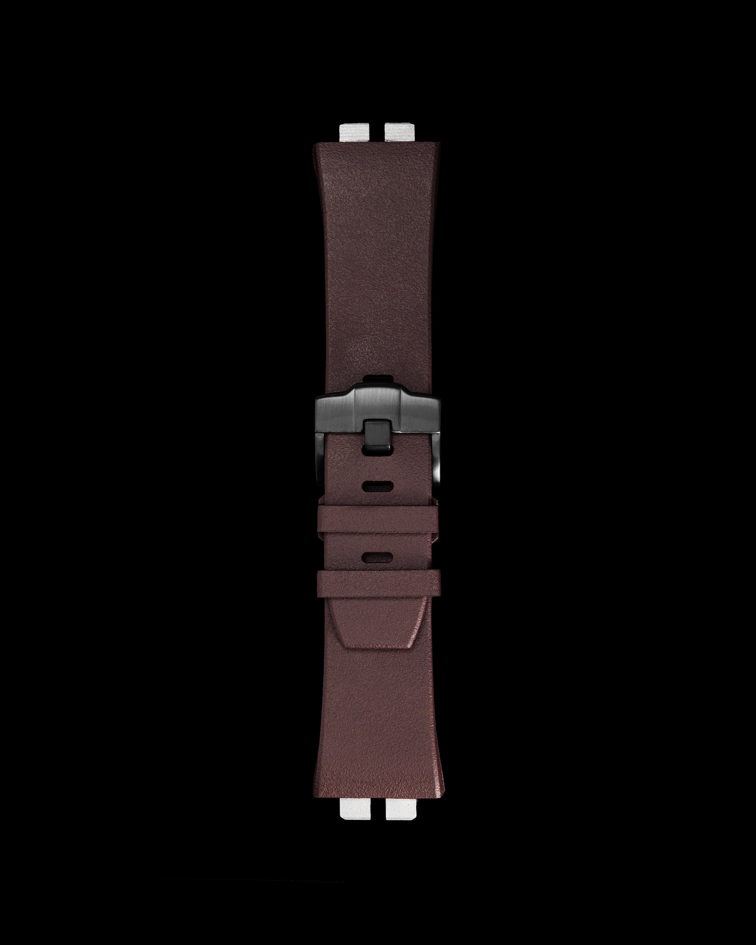 Tomaz STQ011 Getah 24mm Tali Jam (Kopi)