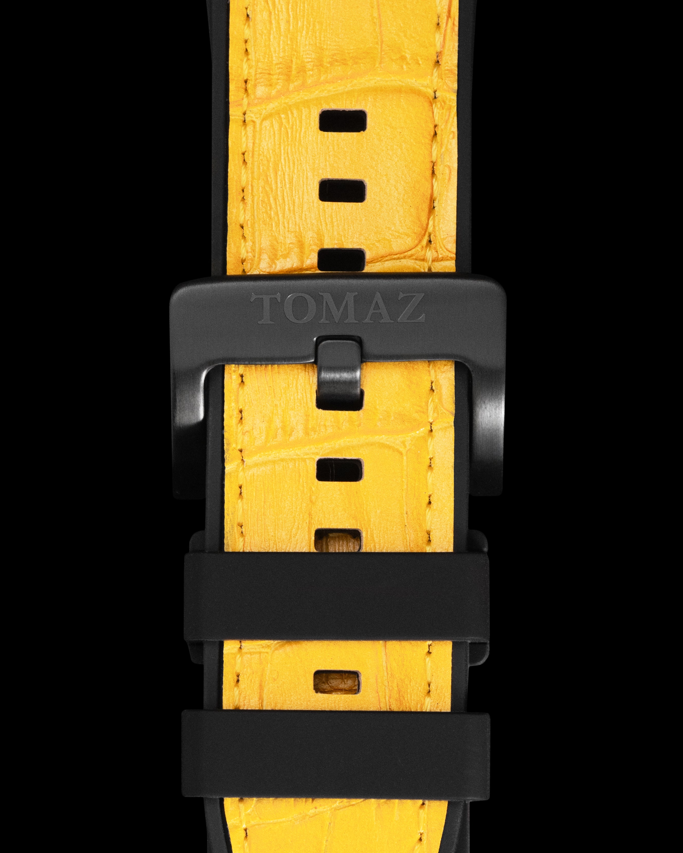 Tomaz STQ021 Silicon Bamboo 26mm Watch Strap (Yellow)