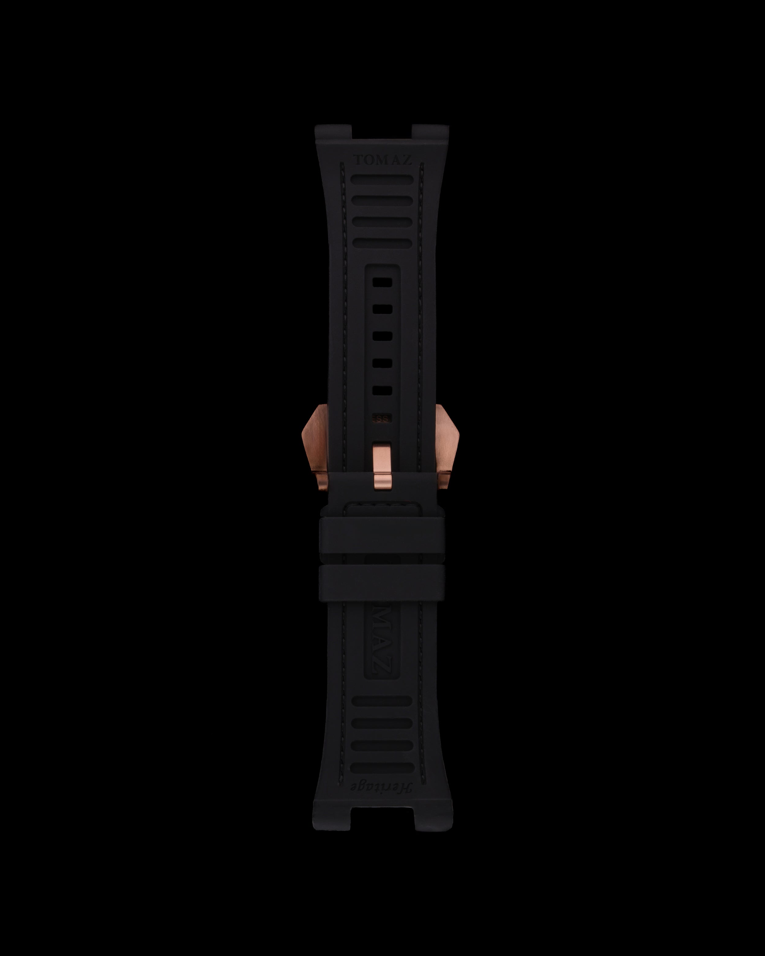 Tomaz STW027-3A 29mm Lychee Silicone Watch Strap with Buckle – Fits TW027