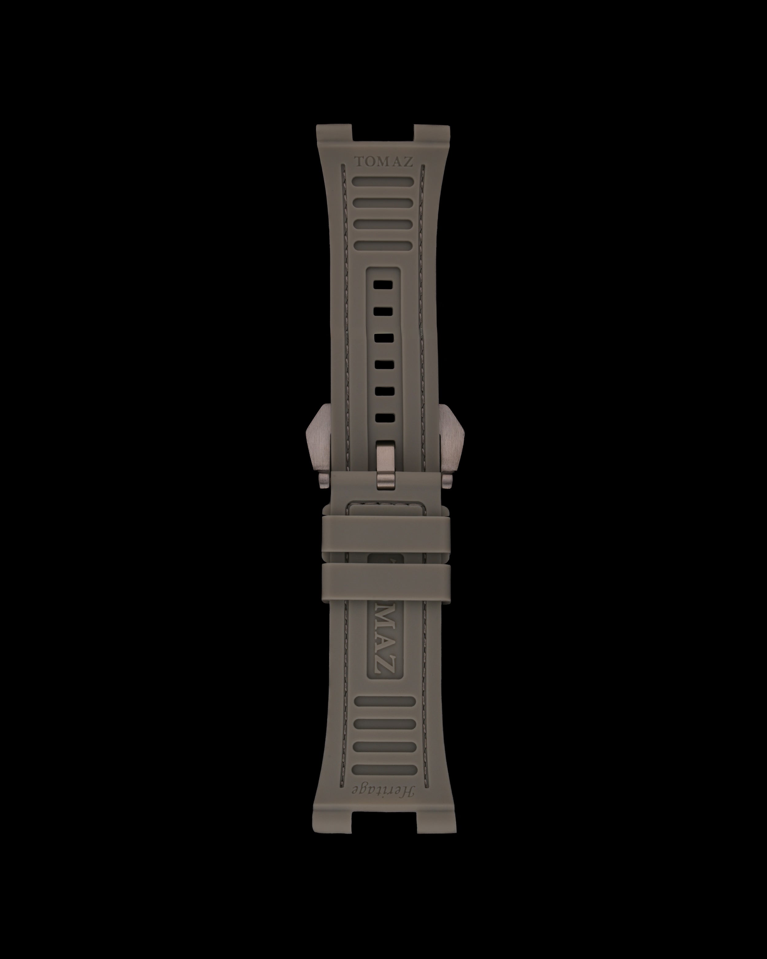 Tomaz STW027-5B 29mm Snake Leather & Silicone Watch Strap – Fits TW027