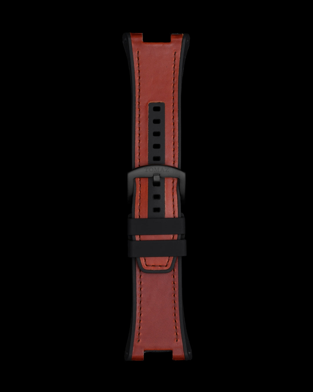 Tomaz STW033 29mm Plain Leather & Silicone Watch Strap – Fits TW033