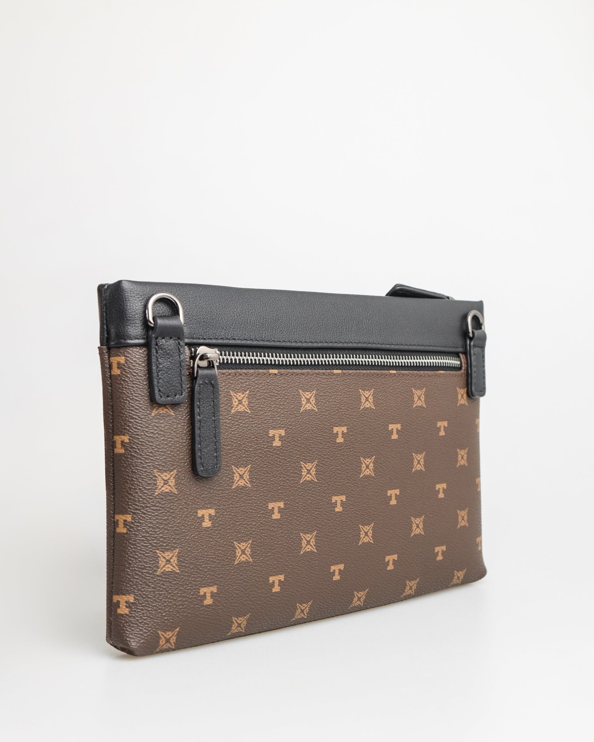 Klac Lelaki Tomaz NT-TZ412 Monogram (Coklat/Hitam)