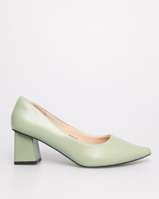 Tomaz NN154 Ladies Block Heels (Green)