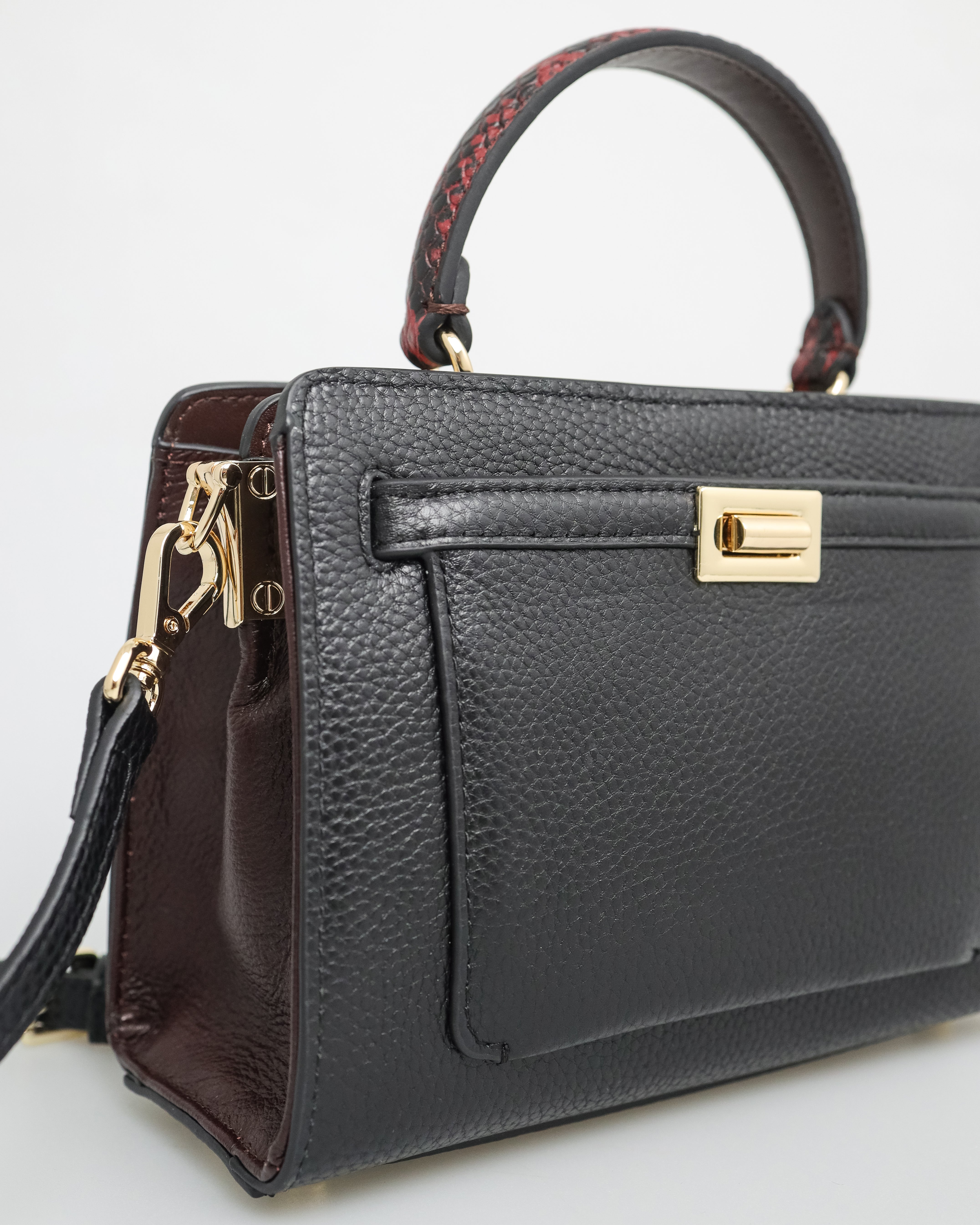 Beg Satchel Wanita Bella BL211 (Hitam/Wain)