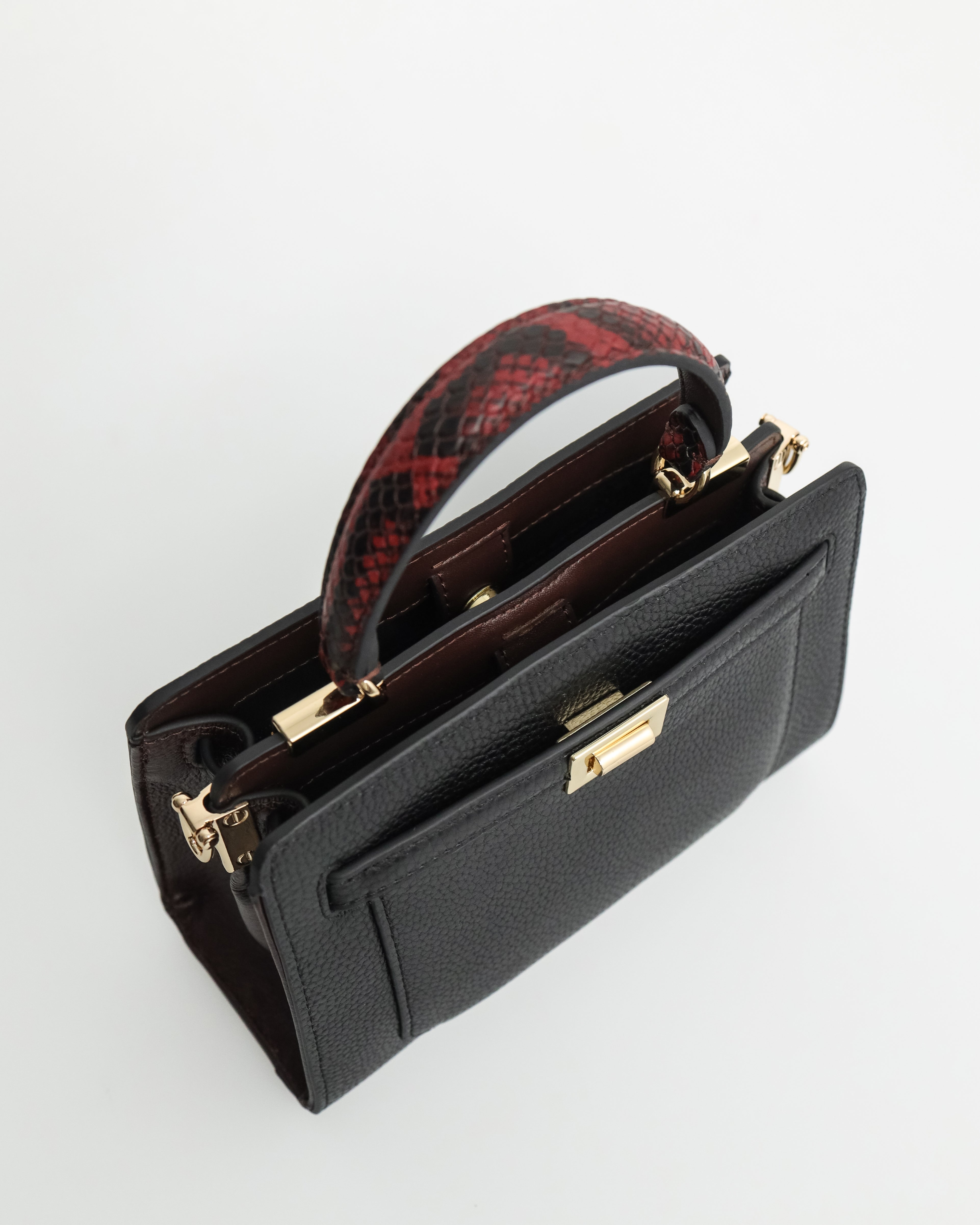 Beg Satchel Wanita Bella BL211 (Hitam/Wain)