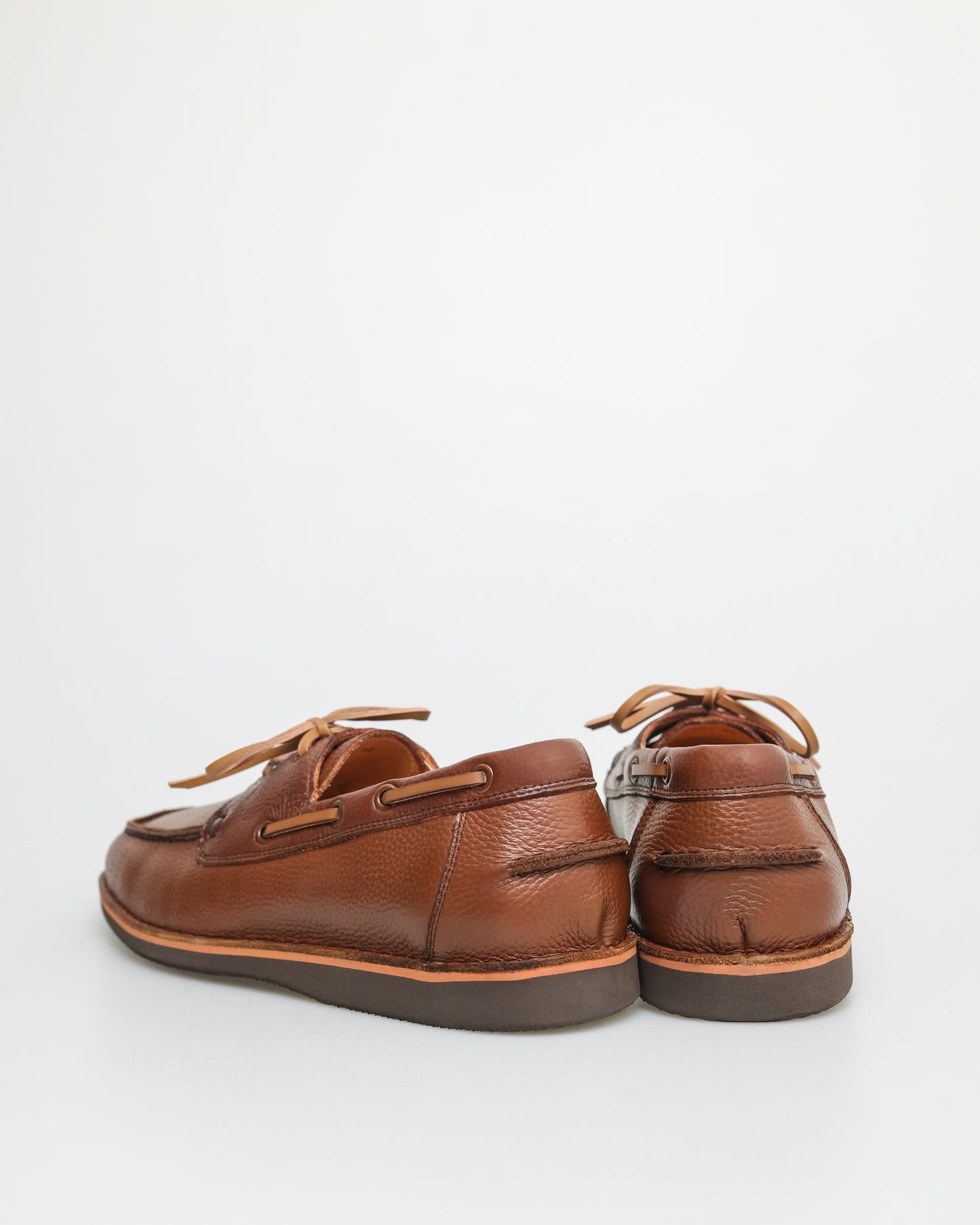 Tomaz C551 Men's Leather Boat Shoes (Brown)