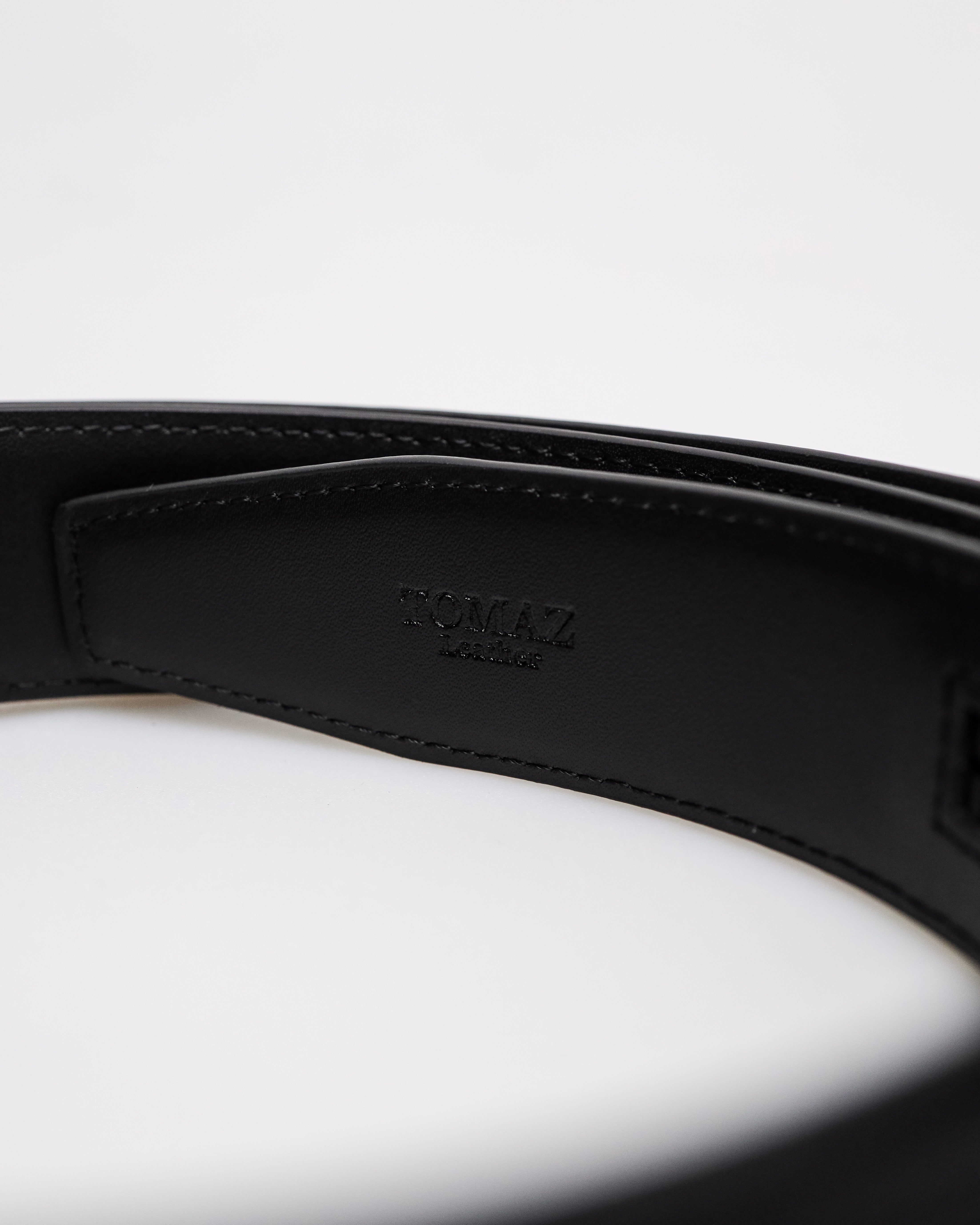 Tomaz AB155 Men's Automatic Split Leather Belt