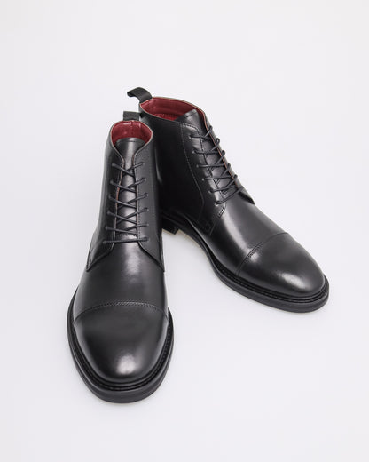 Tomaz HF068 Men's Derby Boots (Black)