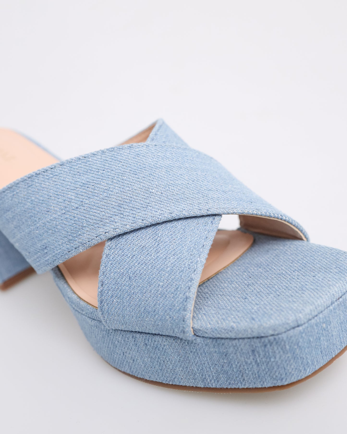 Tomaz NN183 Ladies Crossover Heels (Blue)