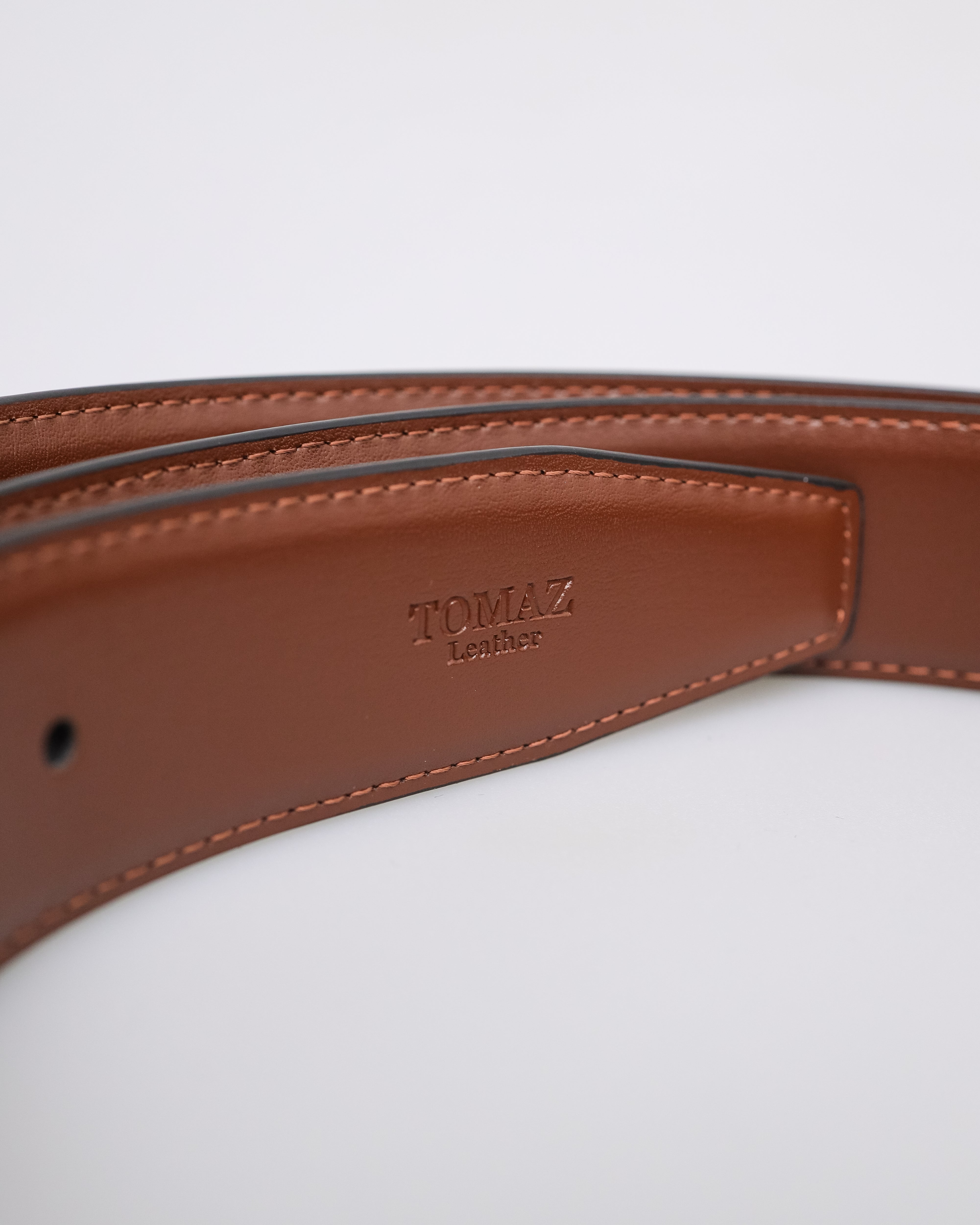 Tomaz AB134 Men's Reversible Split Leather Belt