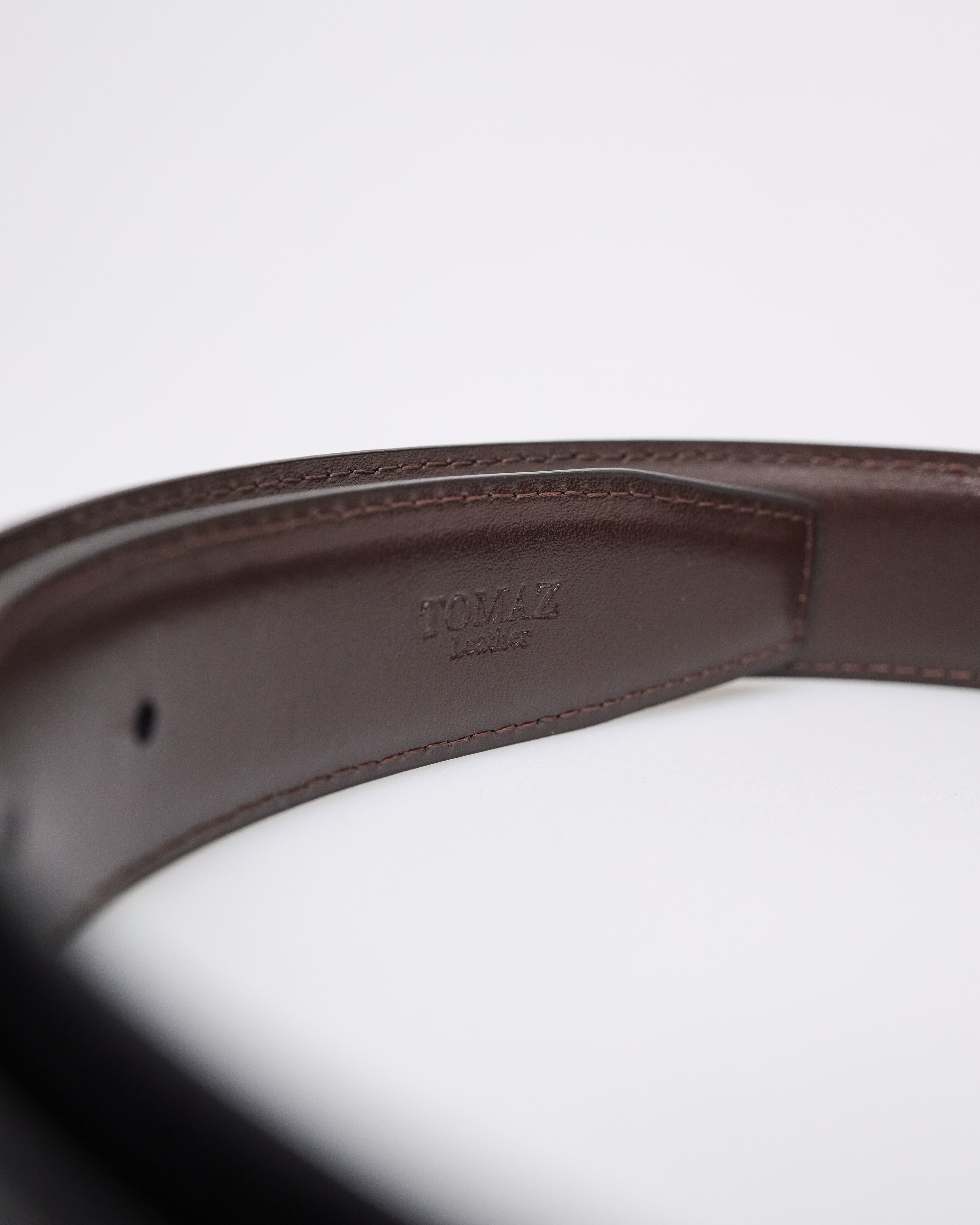 Tomaz AB128 Men's Reversible Split Leather Belt
