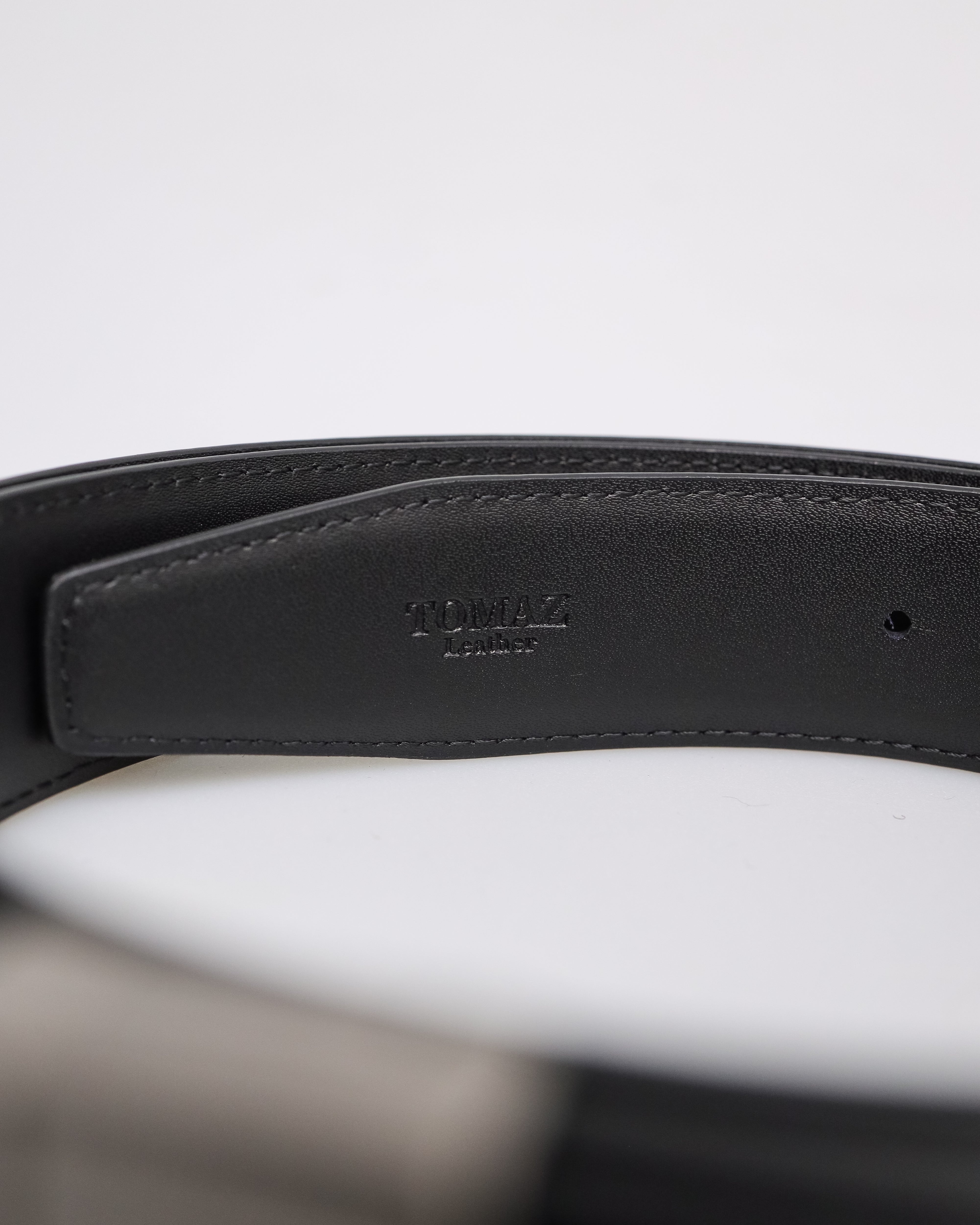Tomaz AB127 Men's Plaque Leather Belt