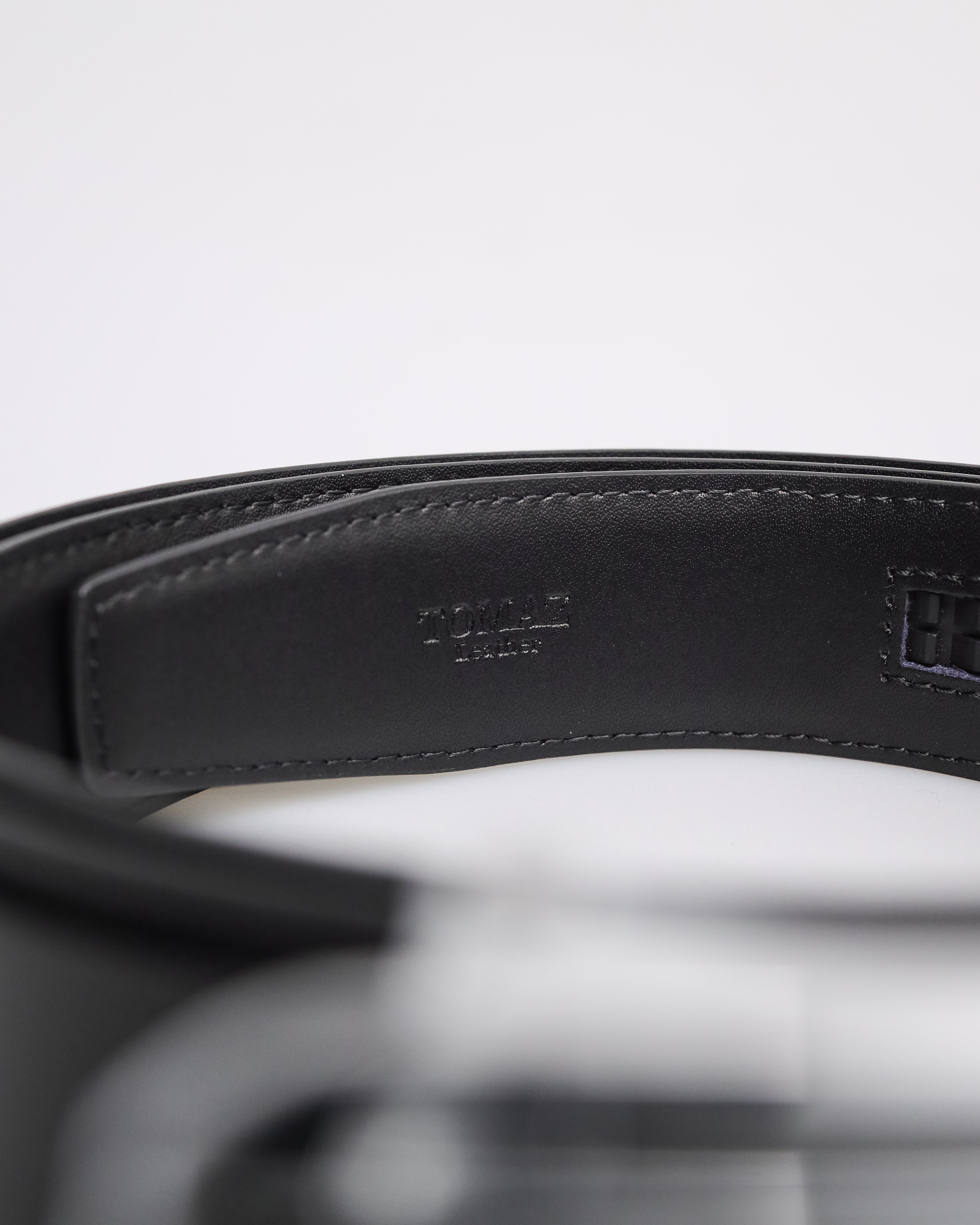 Tomaz AB129 Men's Automatic Split Leather Belt
