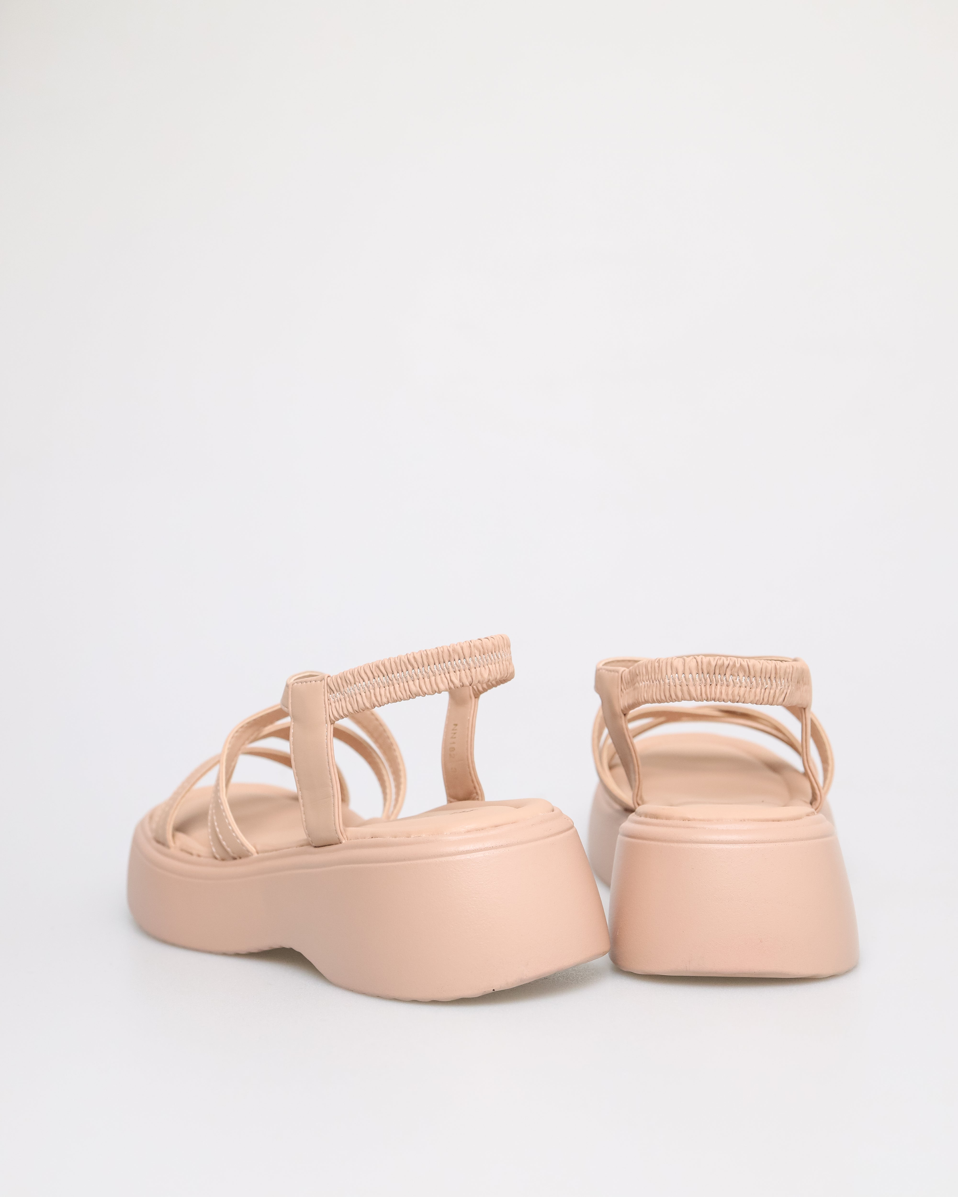 Sandal Bertali Salib Wanita Tomaz NN182 (Merah Jambu)