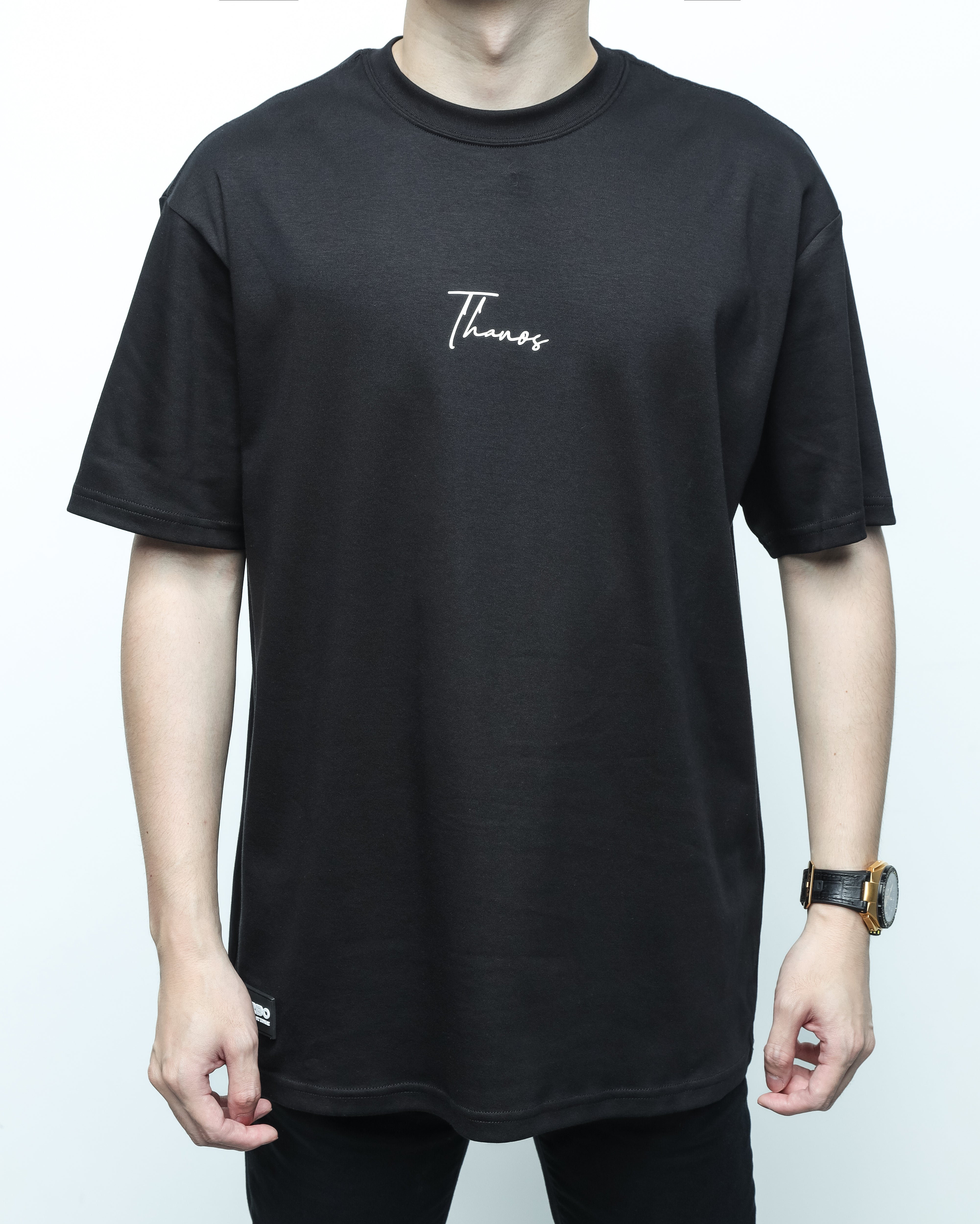 Turbo Thanos CC-1270 T-shirt bersaiz lebih (Emas/Ungu)