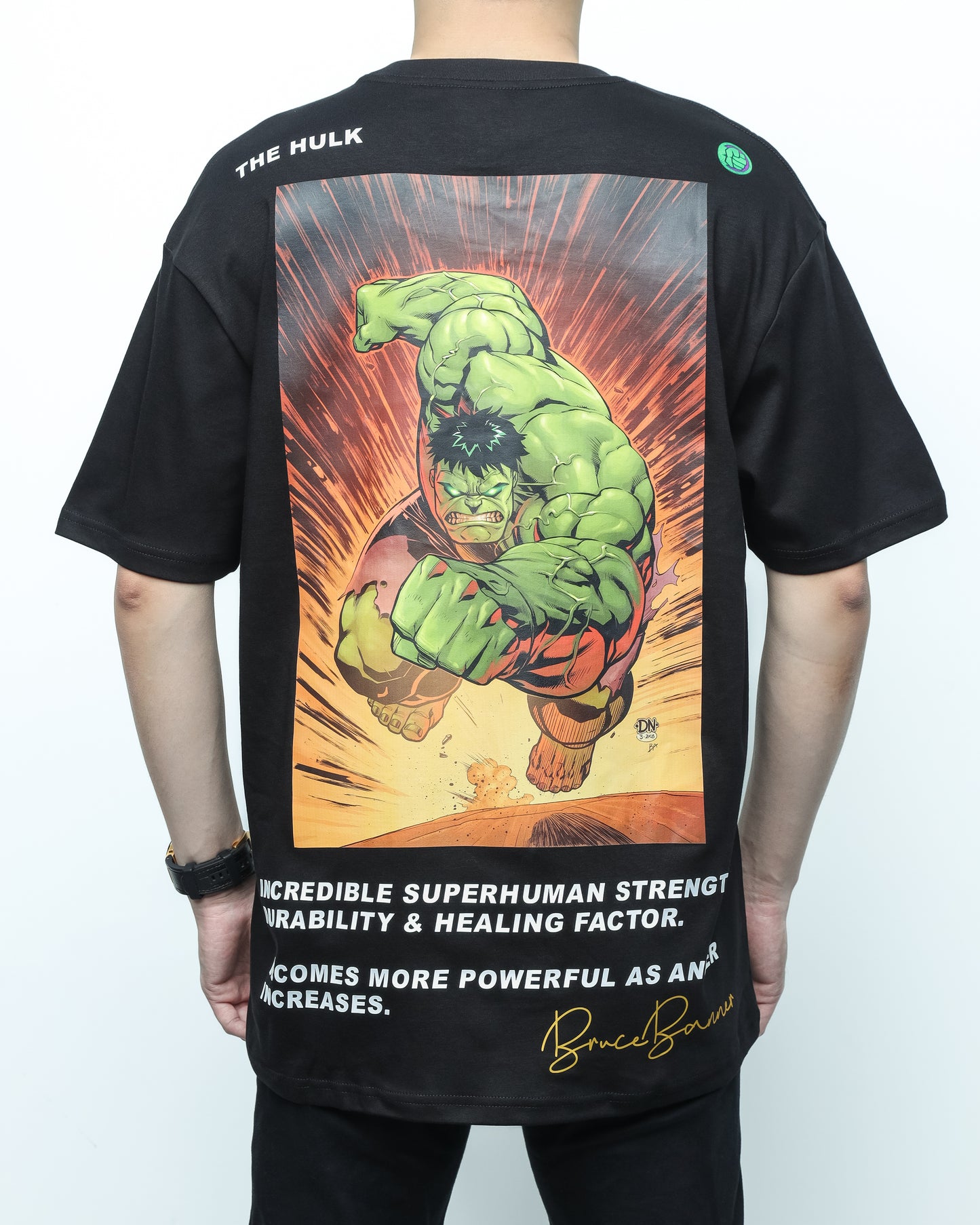 Turbo Hulk CC-1268 Over-sized T-shirt (Green/Orange)