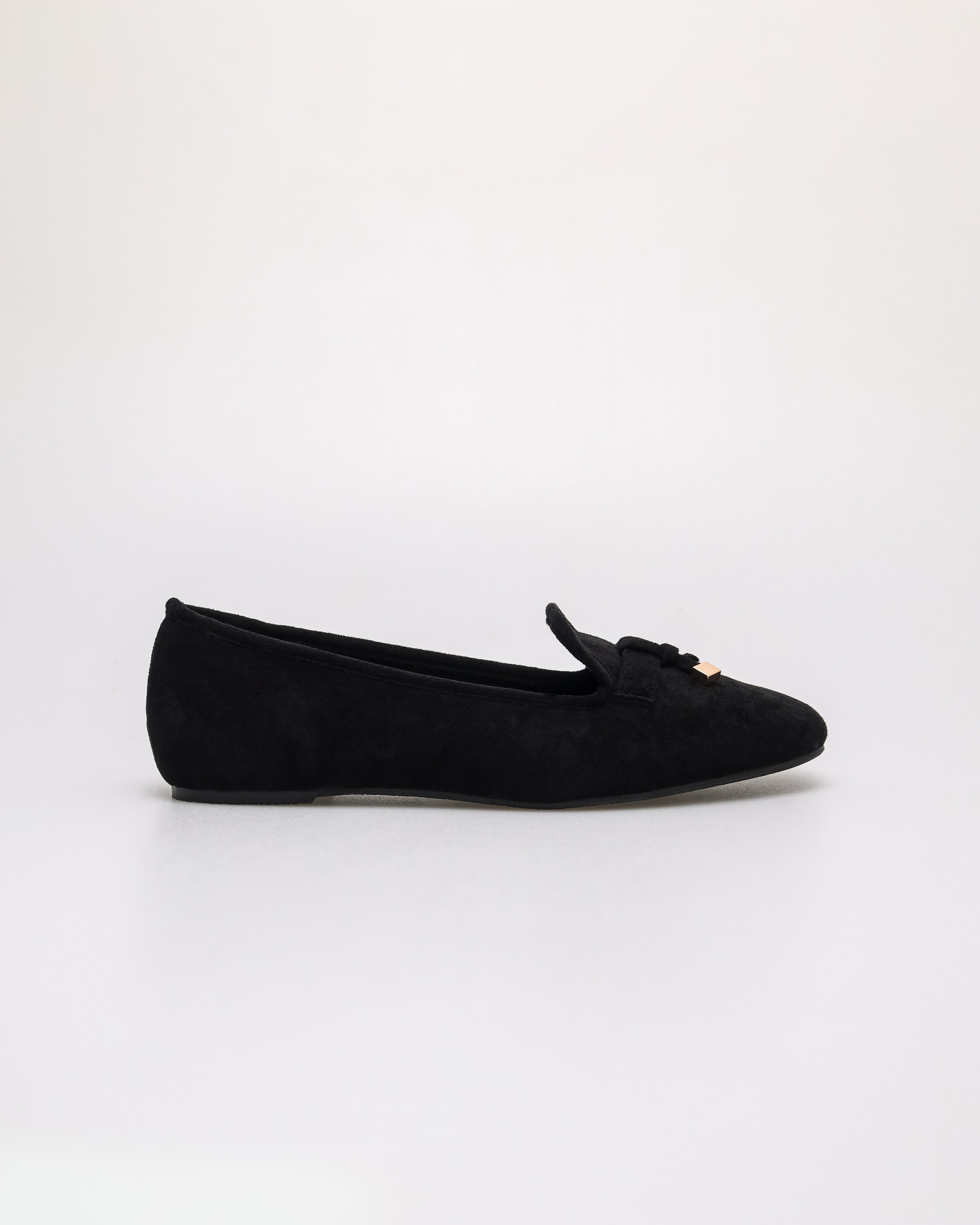 Tomaz YX227 Ladies Knot Flats Moccasin (Hitam)