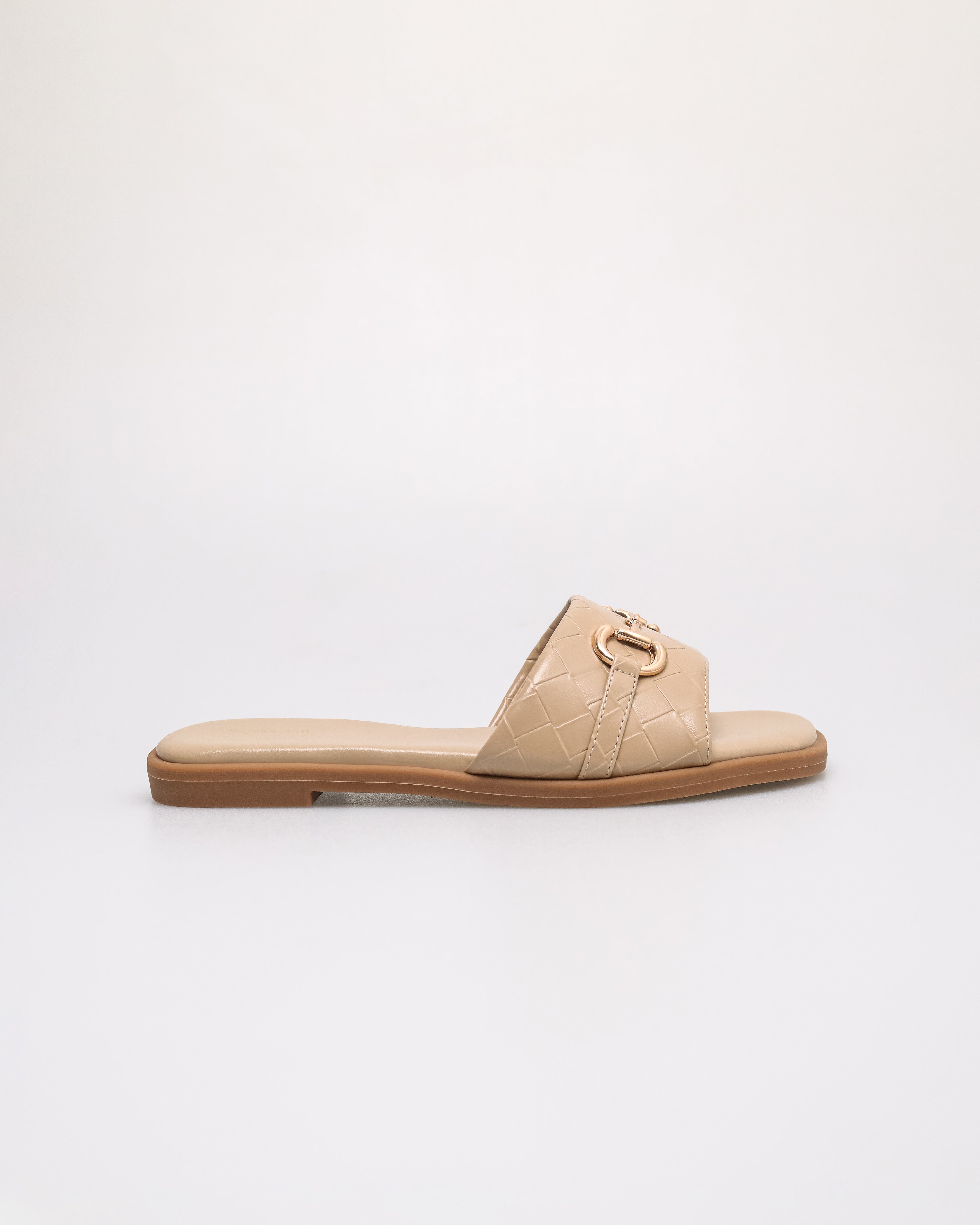Rumah Pangsa Horsebit Kuil Wanita Tomaz YX221 (Khaki)