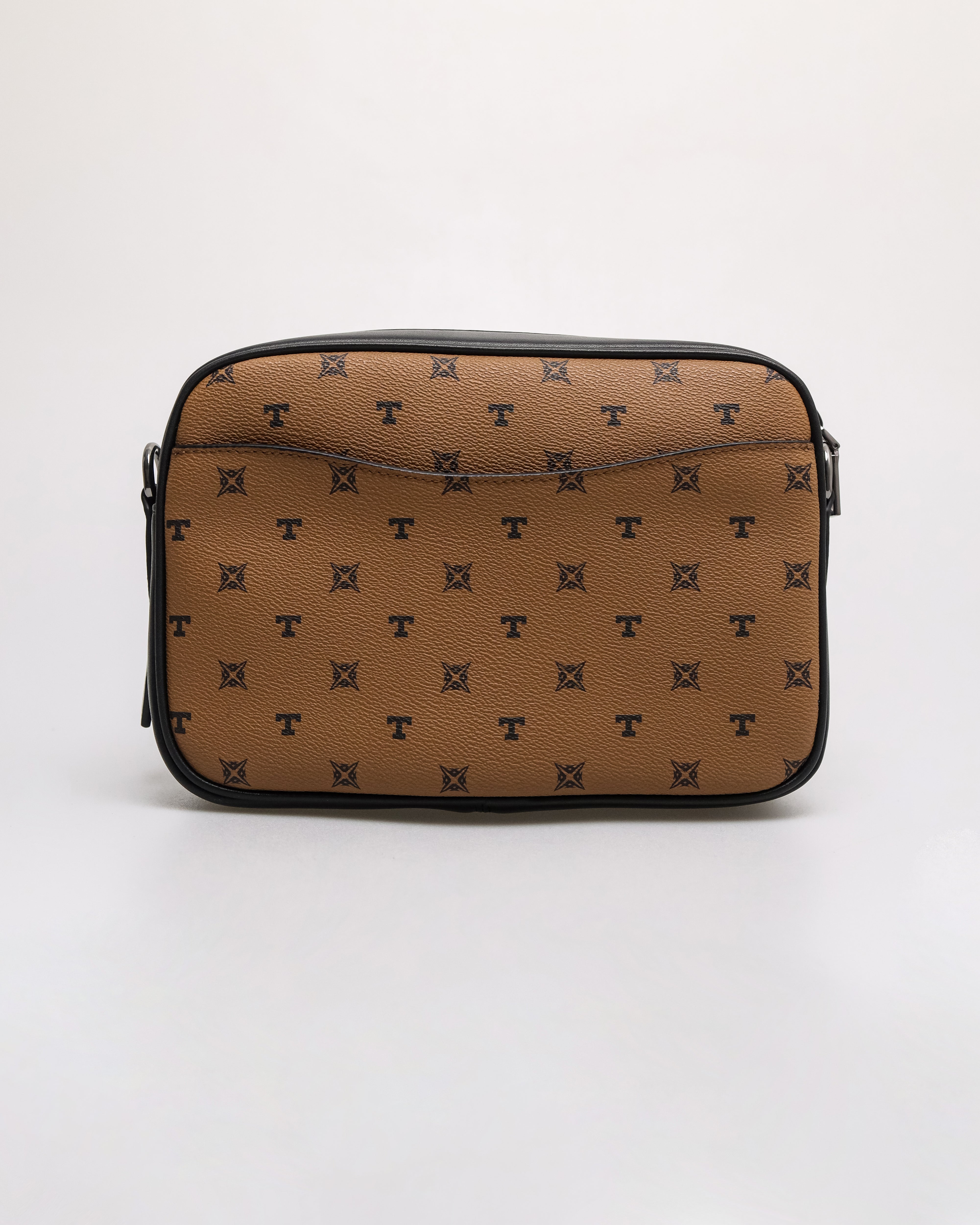 Beg Crossbody Tomaz NT-TZ454 Monogram (Sawo matang/Hitam)