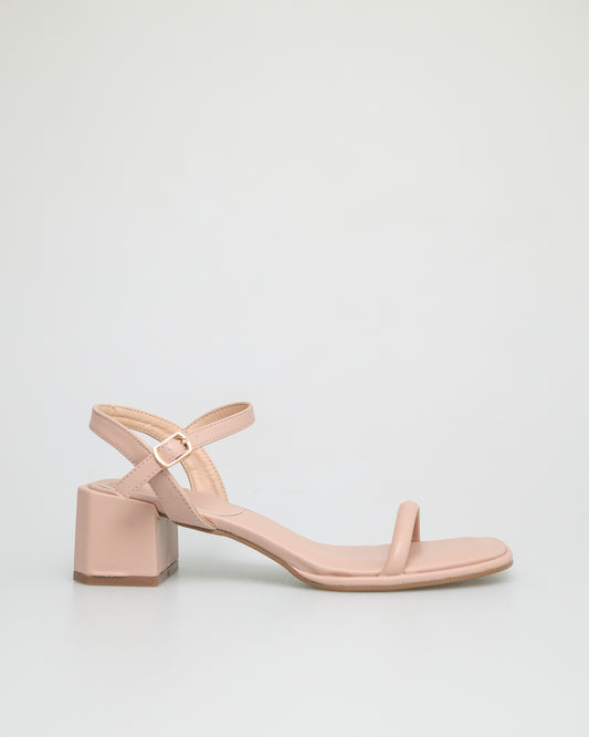 Tomaz NN171 Ladies Ankle Strap Low-Heels (Pink)