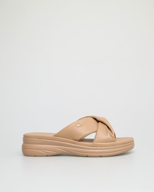 Tomaz NN187 Ladies Platform Thick Sandals (Khaki)