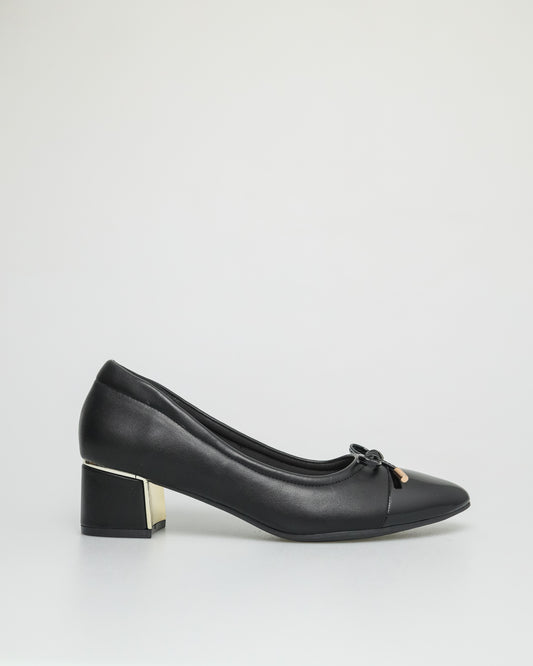 Tomaz NN243 Ladies Ribbon Heels (Black)