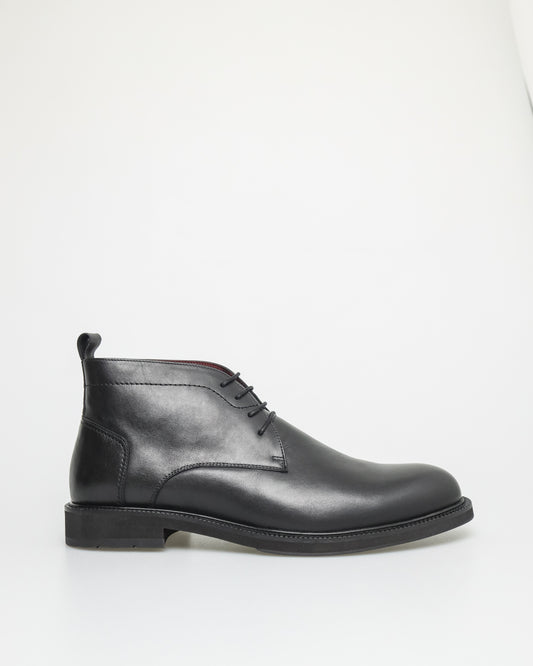 Tomaz HF067B Men's Derby Boots (Black)