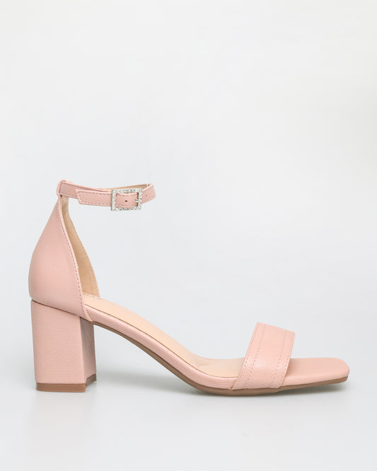 Tomaz NN263 Ladies Single Strap Evening Heels (Pink)