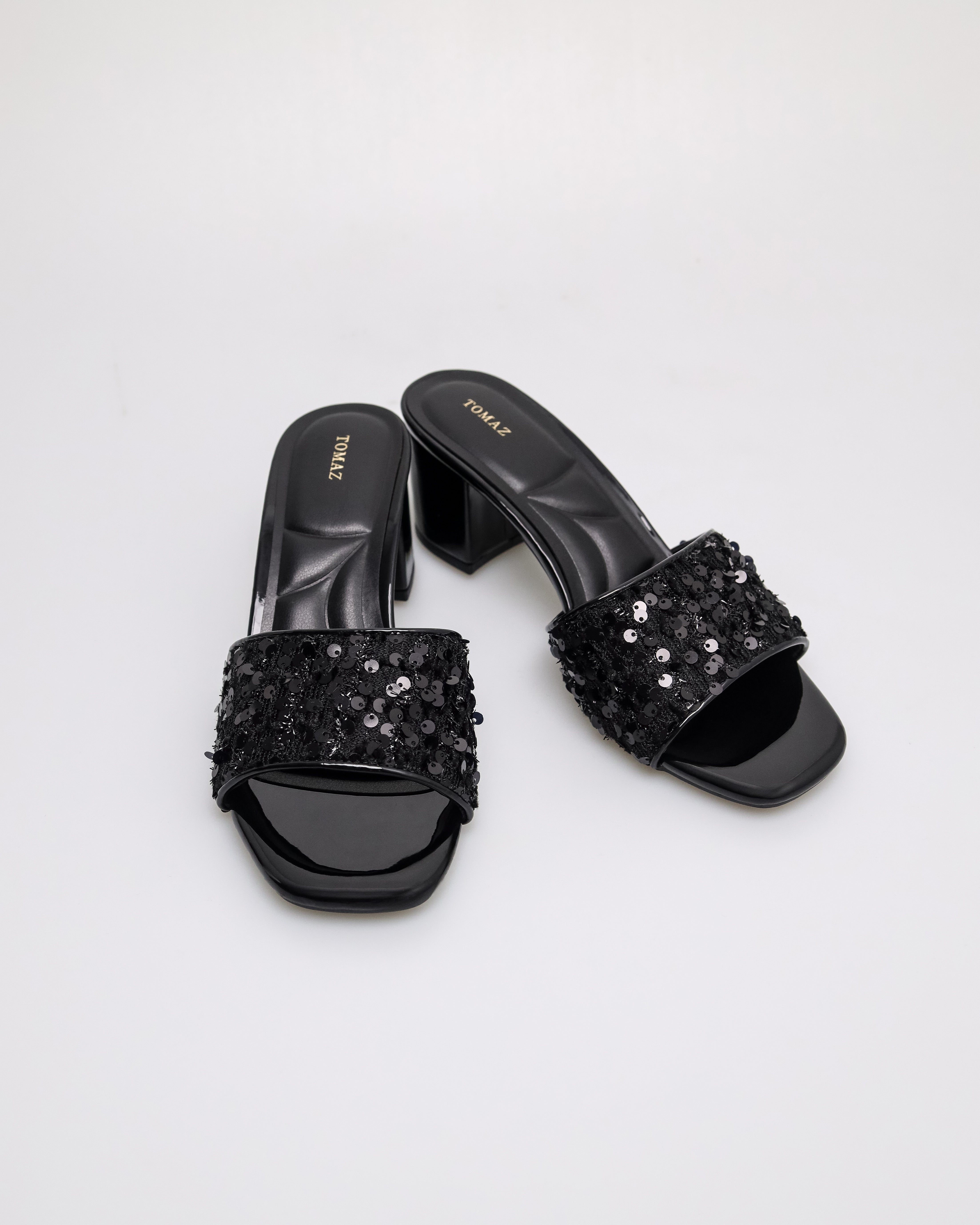 Tomaz NN553 Ladies Sequin Luxe Heels
