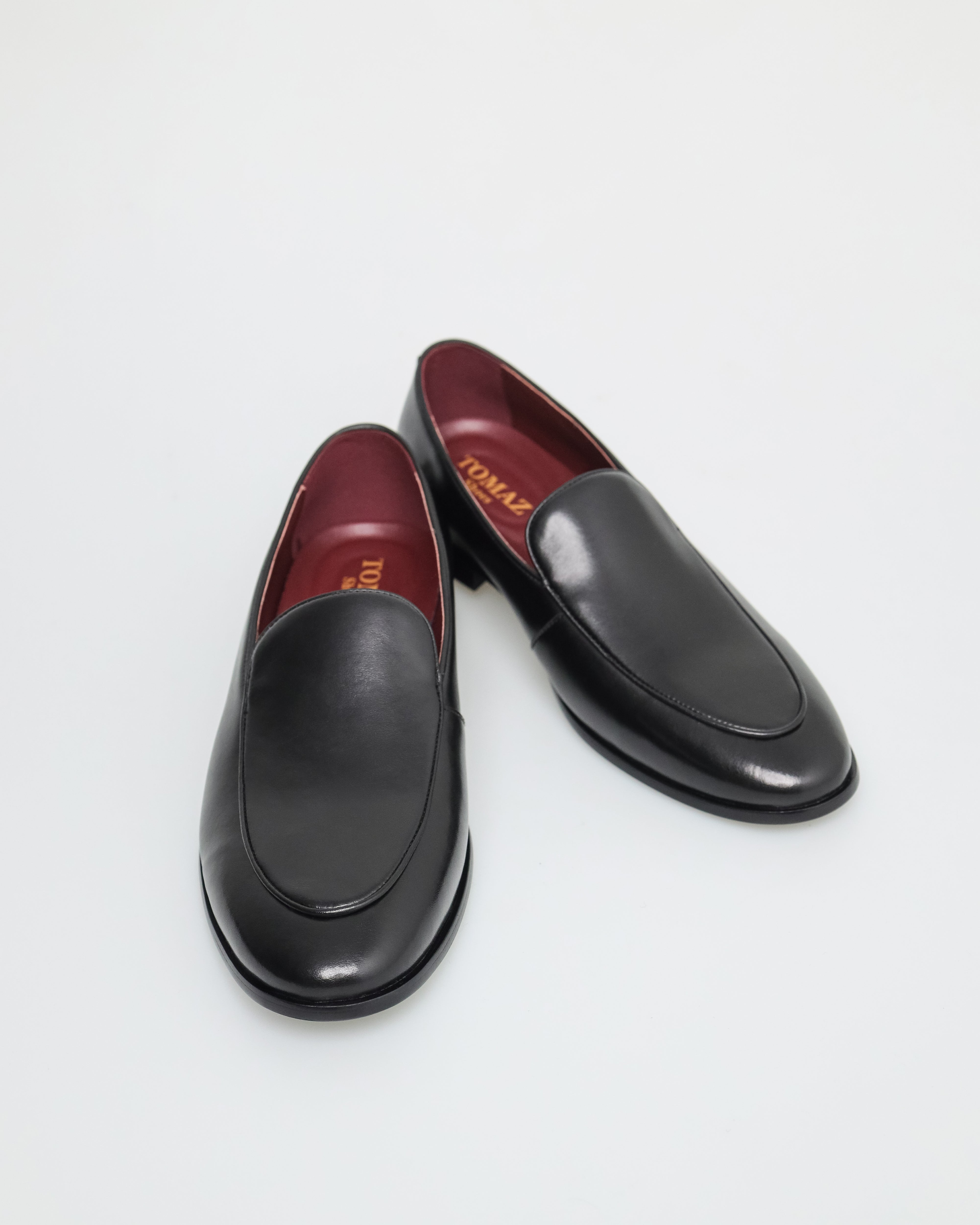 Tomaz HF075 Kaki Biasa Lelaki Slip On (Hitam)